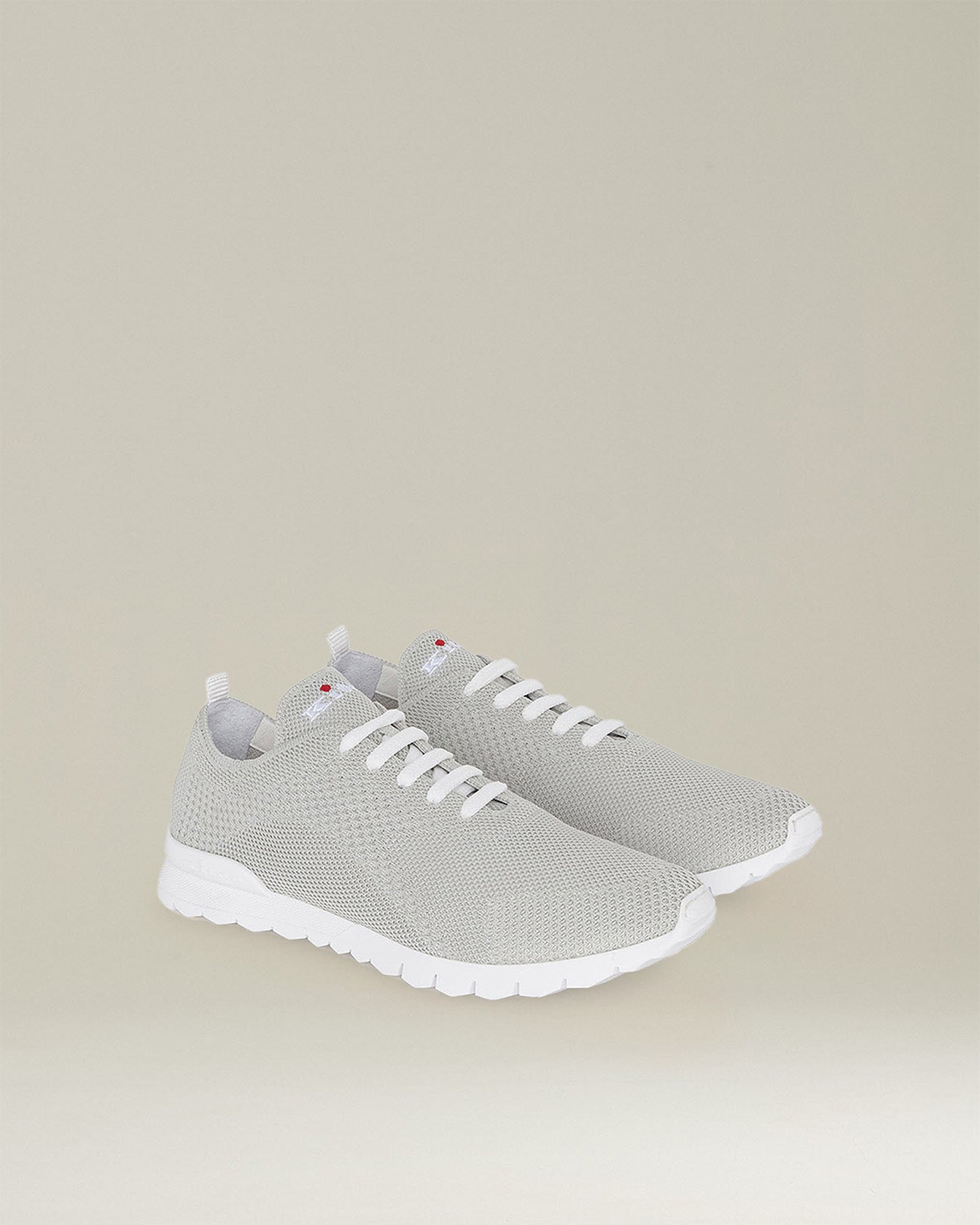 Kiton Fits Sneakers Cotone Herren grau Strick
