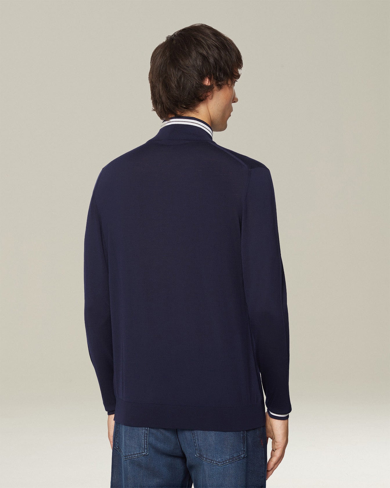 Kiton Knitwear Sporty Wool Cardigan Strickjacke Wolle