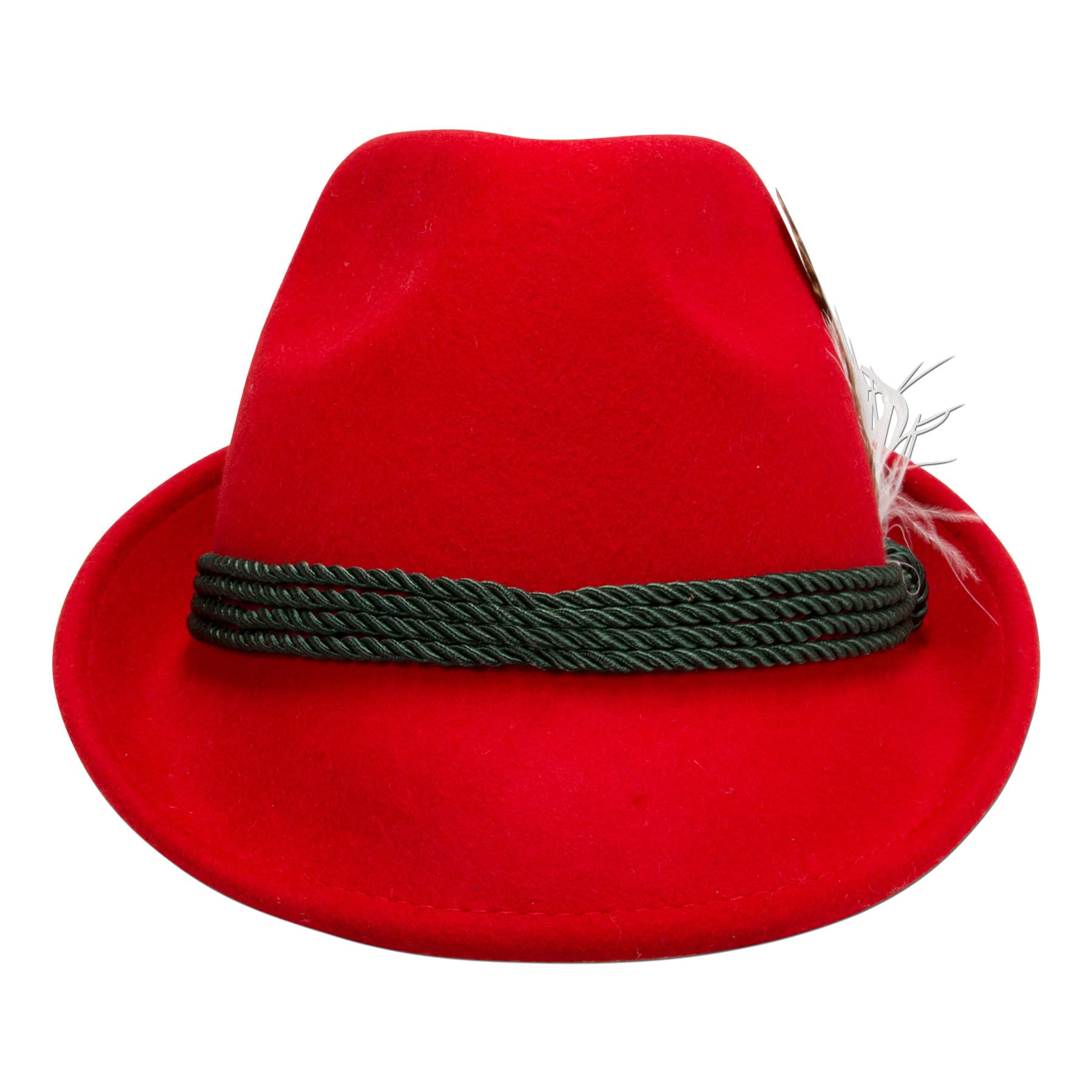Alpenflüstern DAHEIM ADV02500M20 Filzhut rot M 56/57
