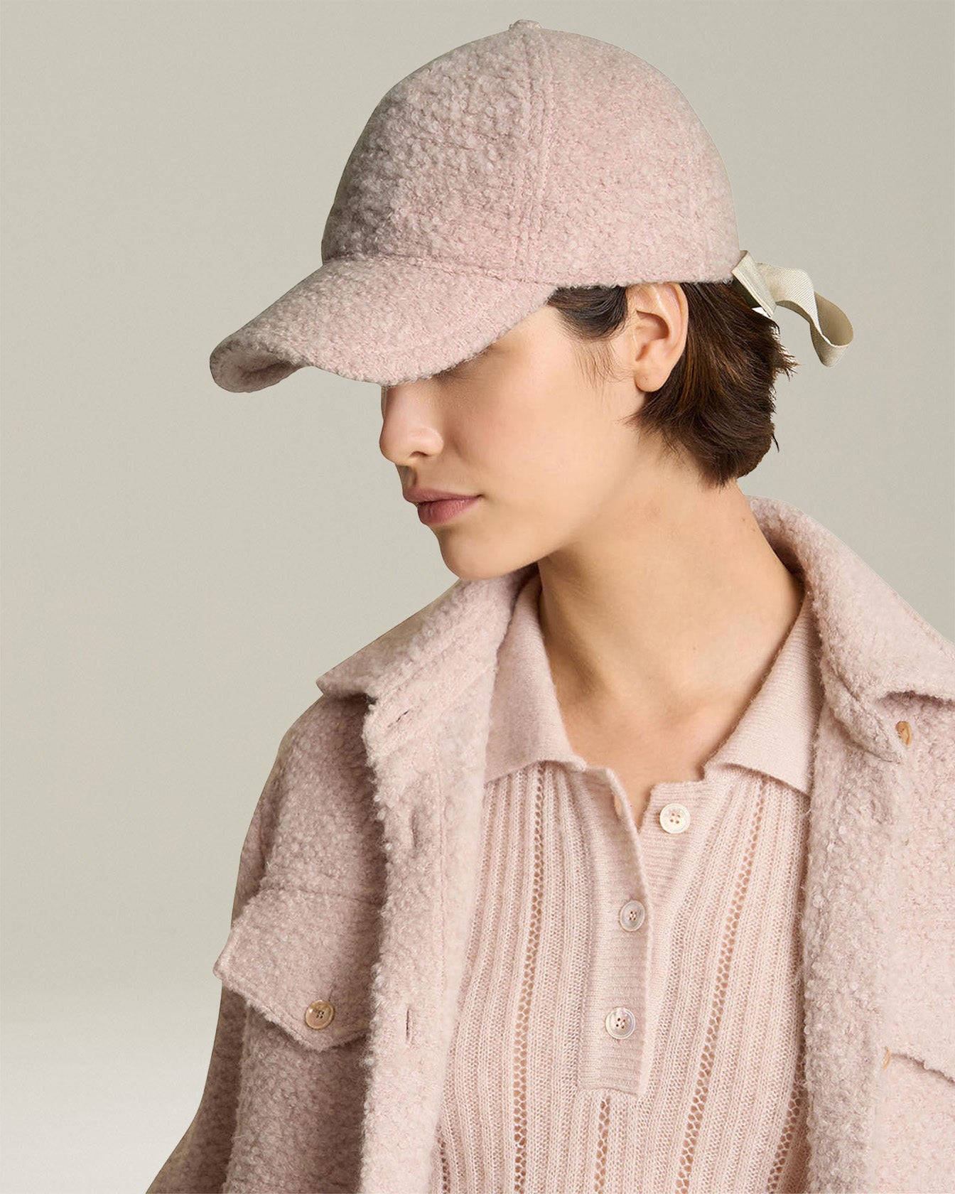 Kiton Alpaka Kaschmir Cap Basecap Wolle Gr. M
