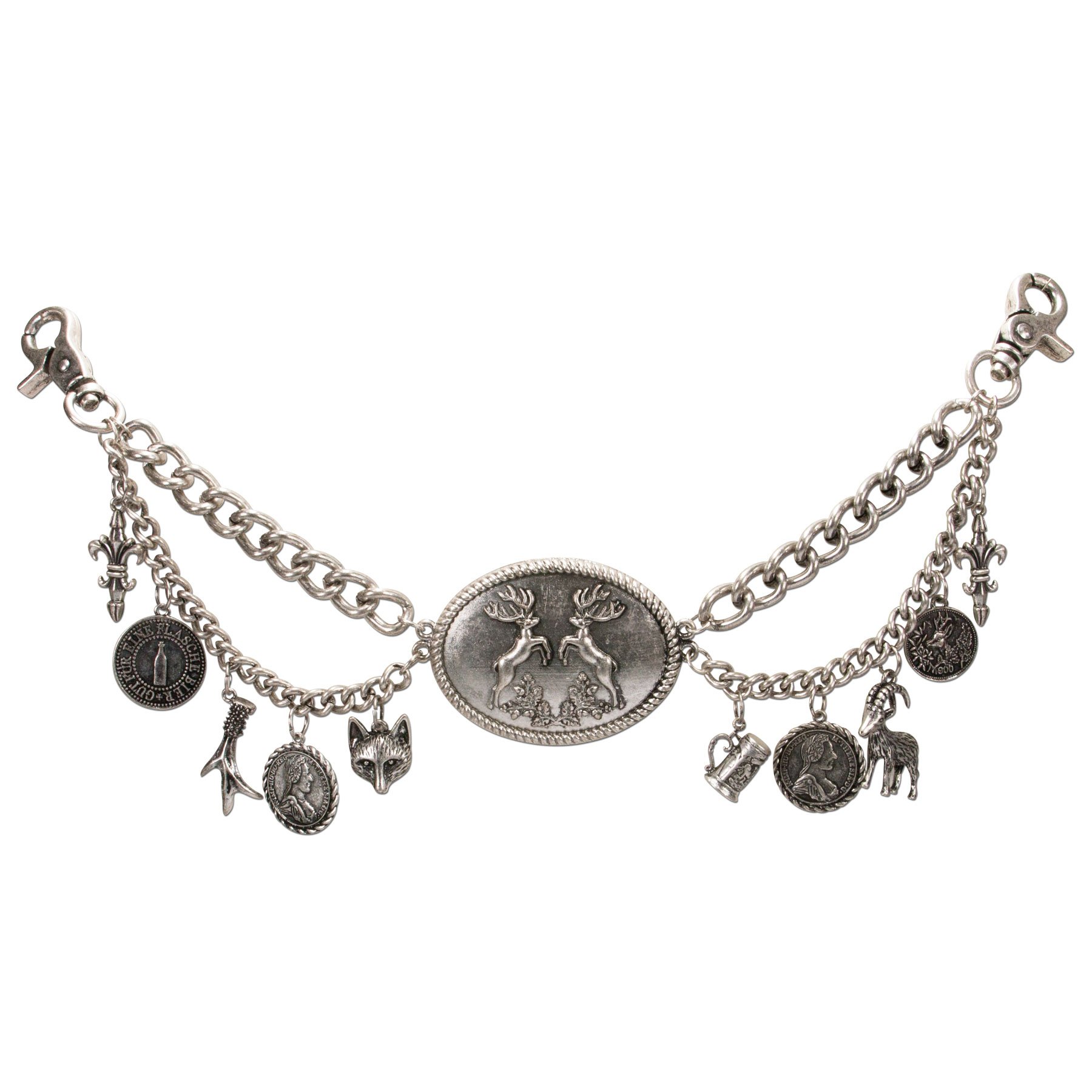 Alpenflüstern DAHEIM HCH013 Charivari Ferdi antik-silber