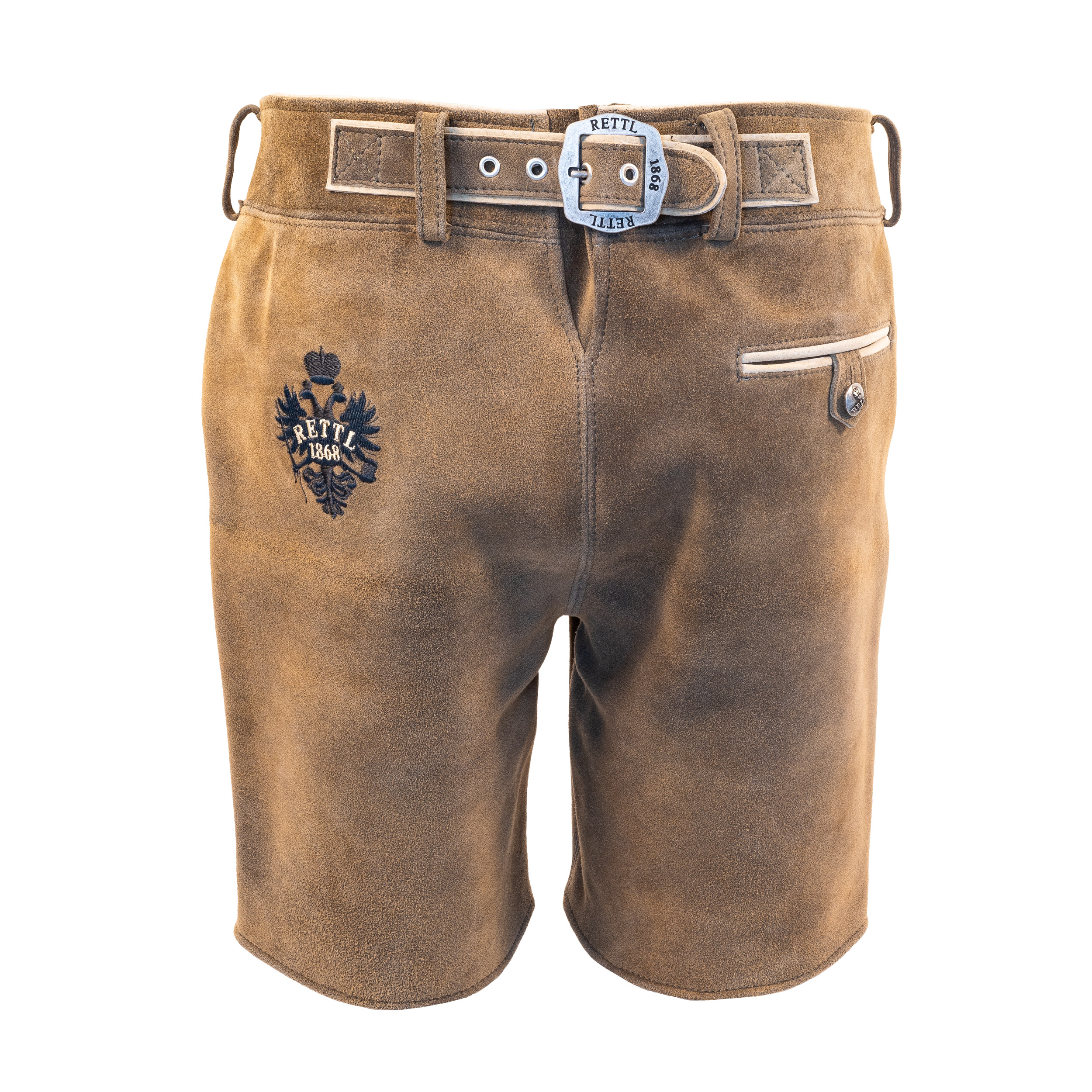 Rettl Men Wunna Herren Lederhose Sämischleder Trachten