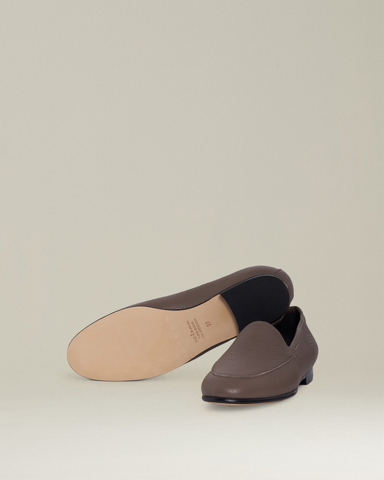 Kiton Shoes Deerskin Loafer Wildleder 40 Grau