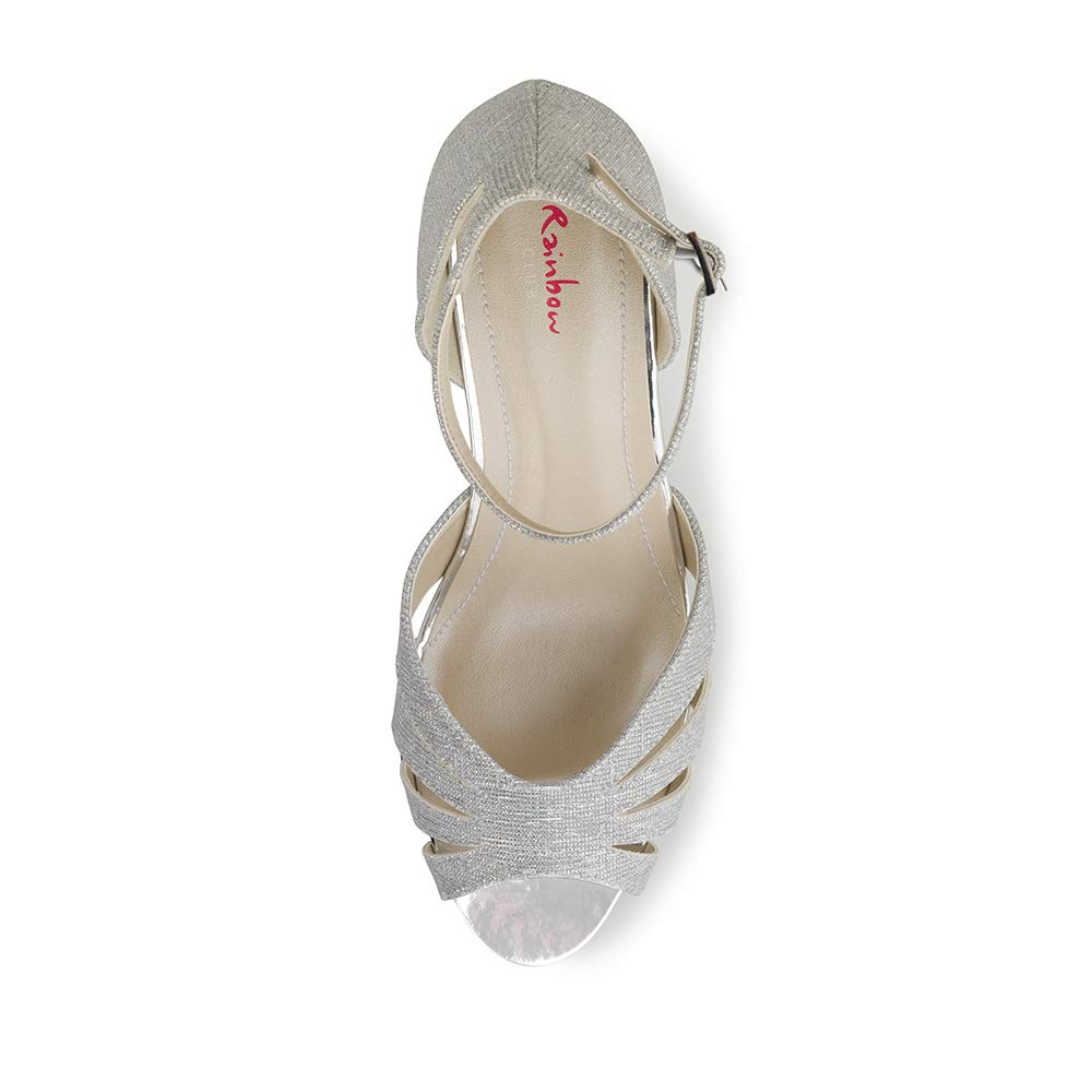 Rainbow Club Embellished Michelle Sandalette Silber