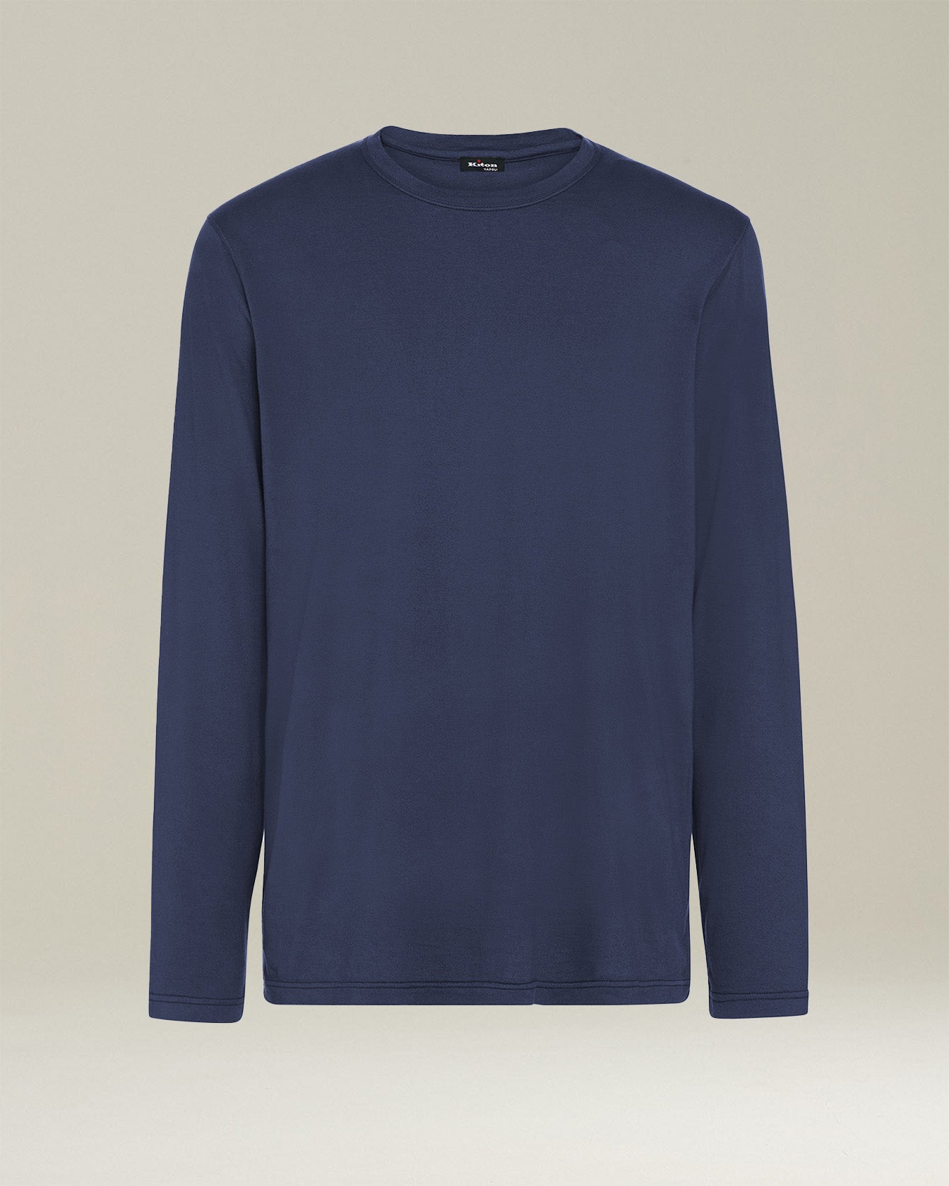 Kiton Jersey T-Shirt L/S Herren Langarm Baumwolle