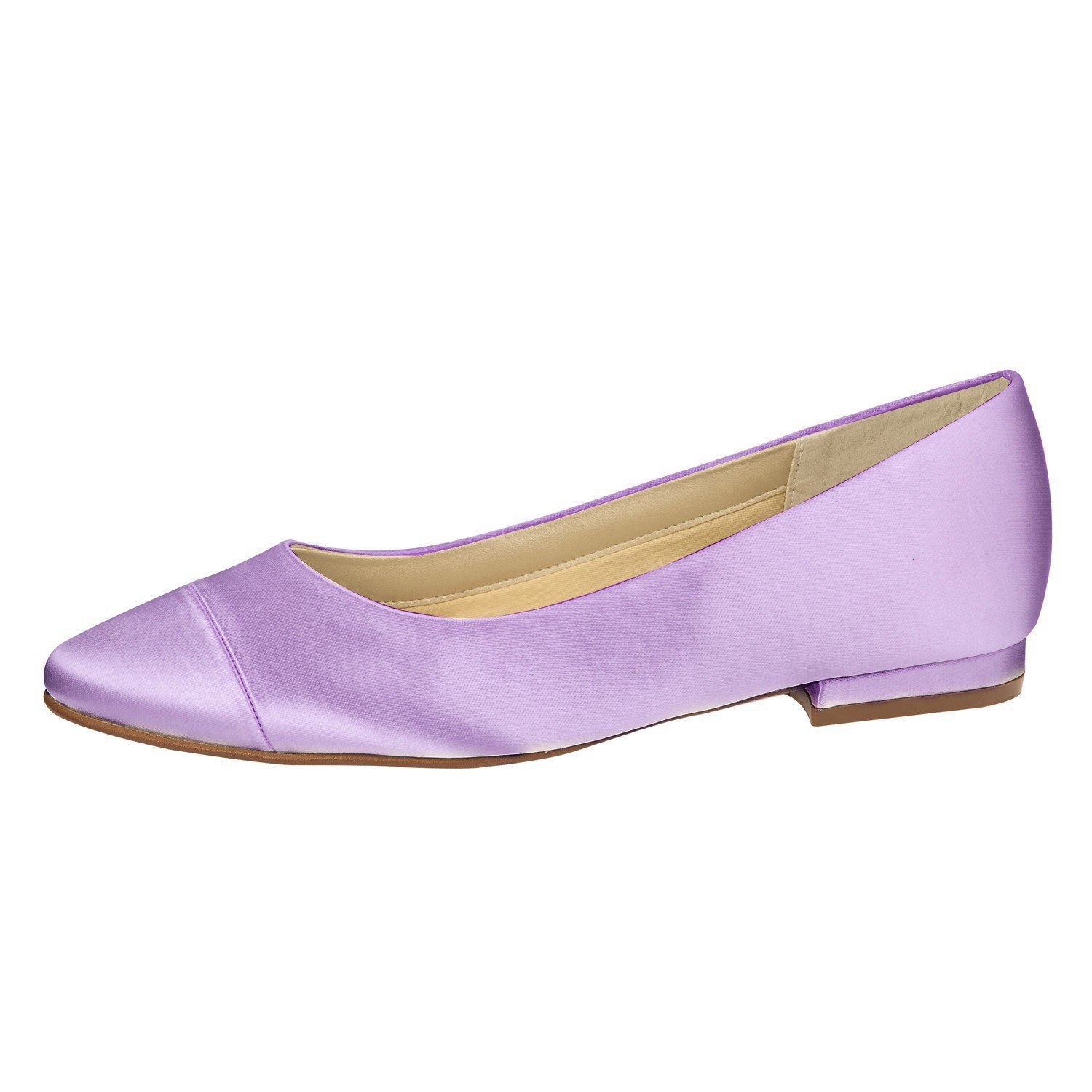 Rainbow Club Timeless Bess Ballerina Ivory Satin flach