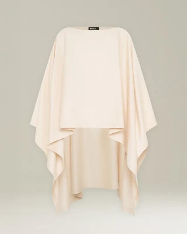 Kiton Silk Cape Cape Seide mit Armschlitzen