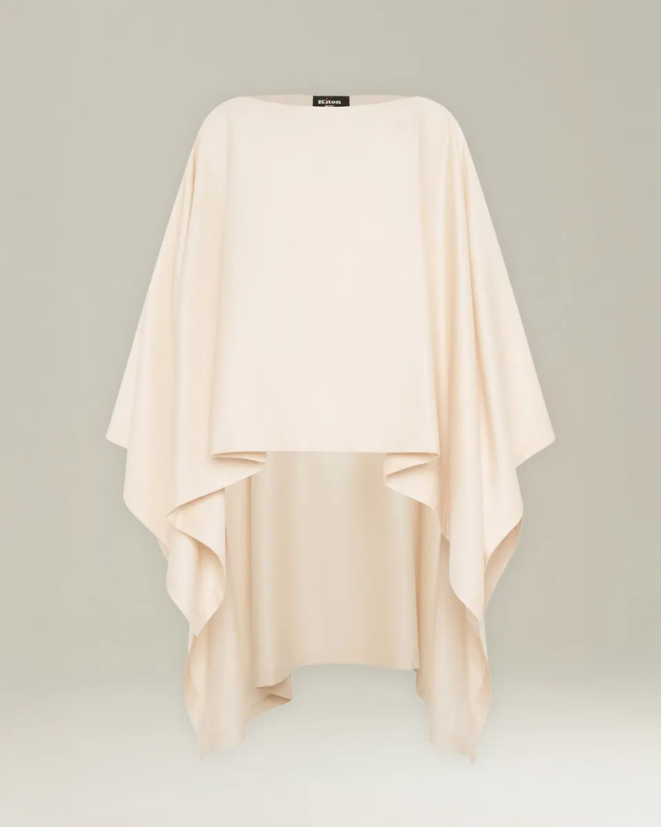 Kiton Silk Cape Cape Seide mit Armschlitzen