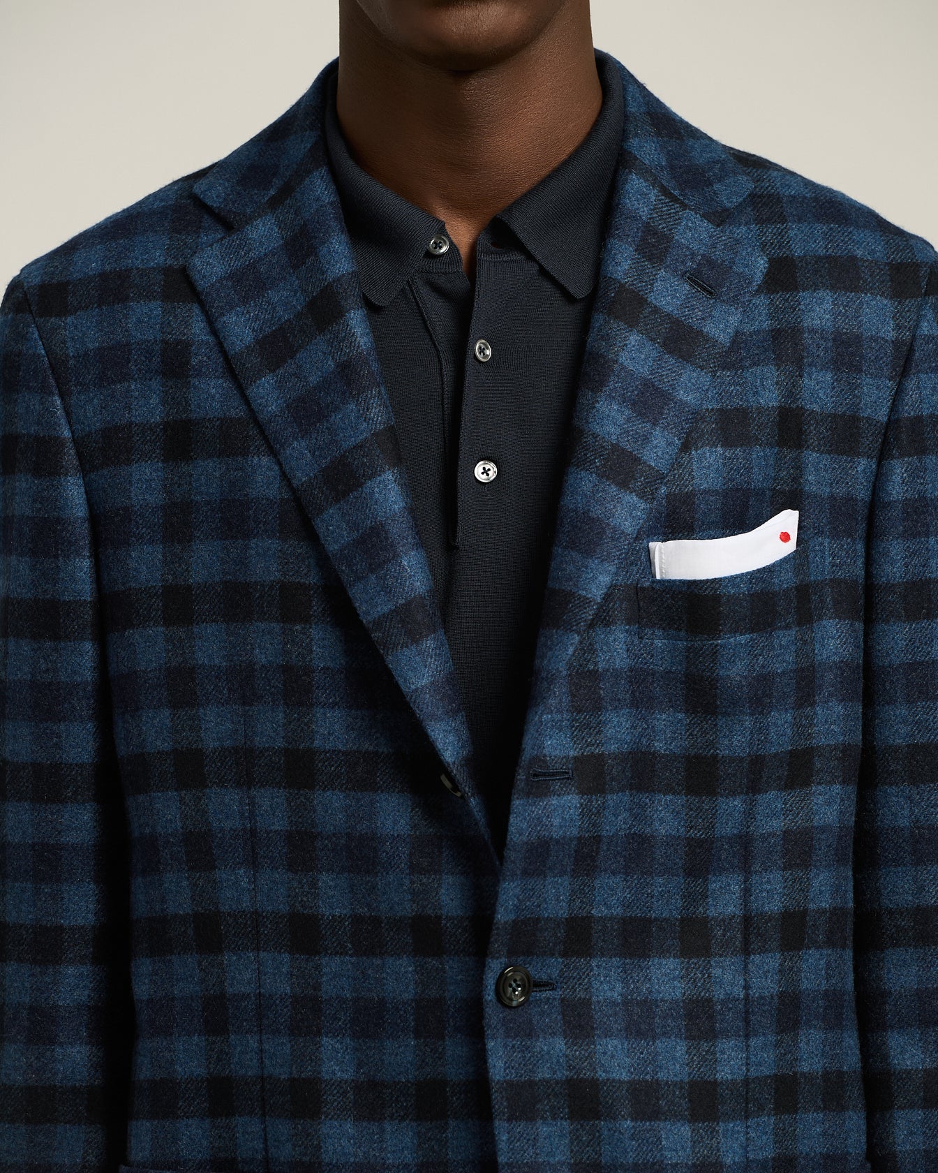 Kiton Jackets Checked Blazer Kaschmir Vikunja Seide