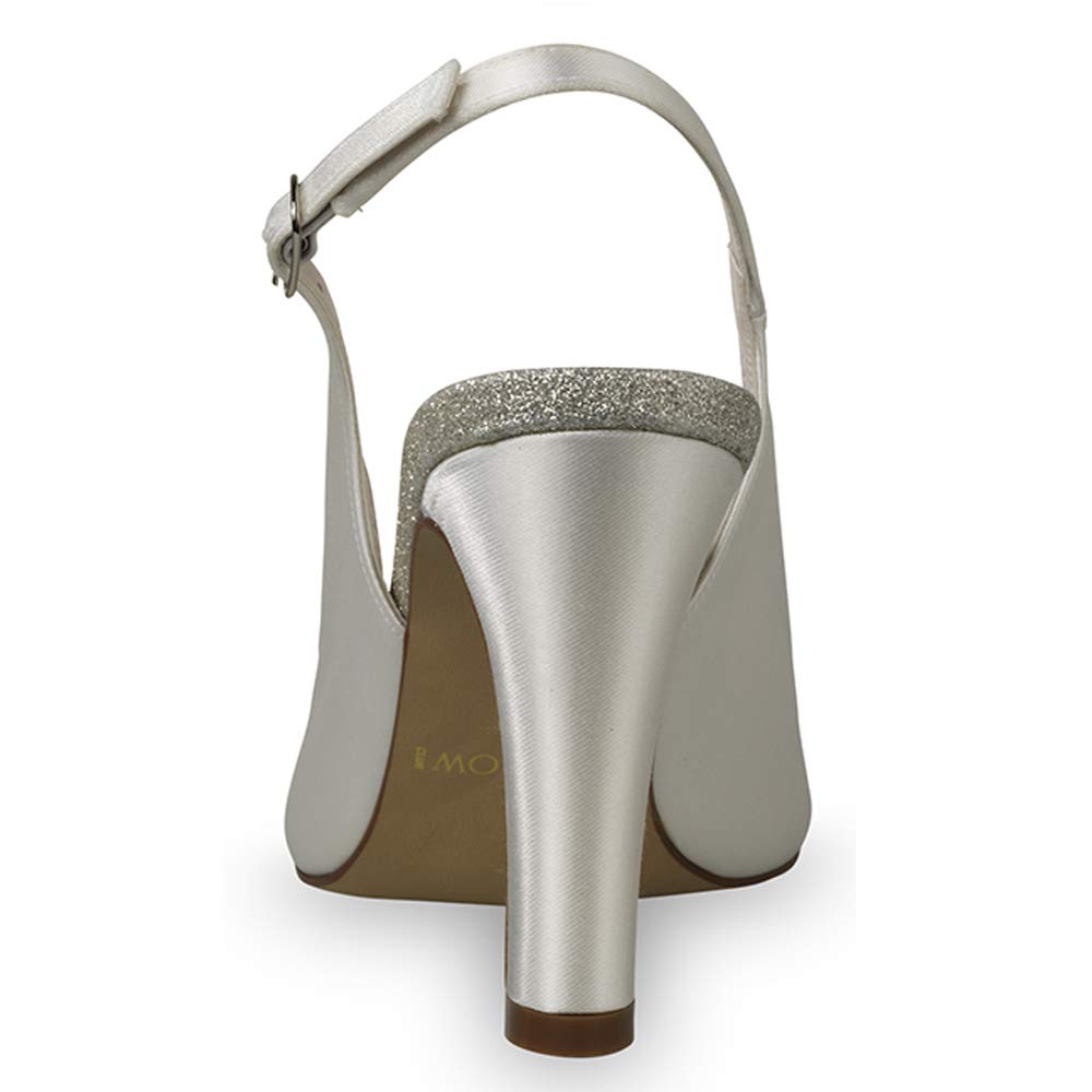 Rainbow Club Timeless Shelli Slingback Pumps Ivory 40,5 Satin