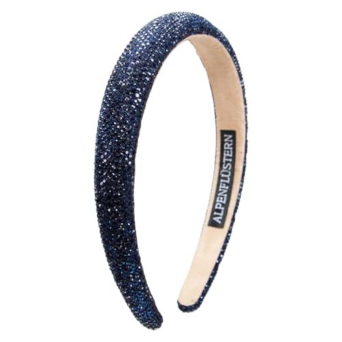 Alpenflüstern DAHEIM ADV149 Haarreif Glitzer breit blau