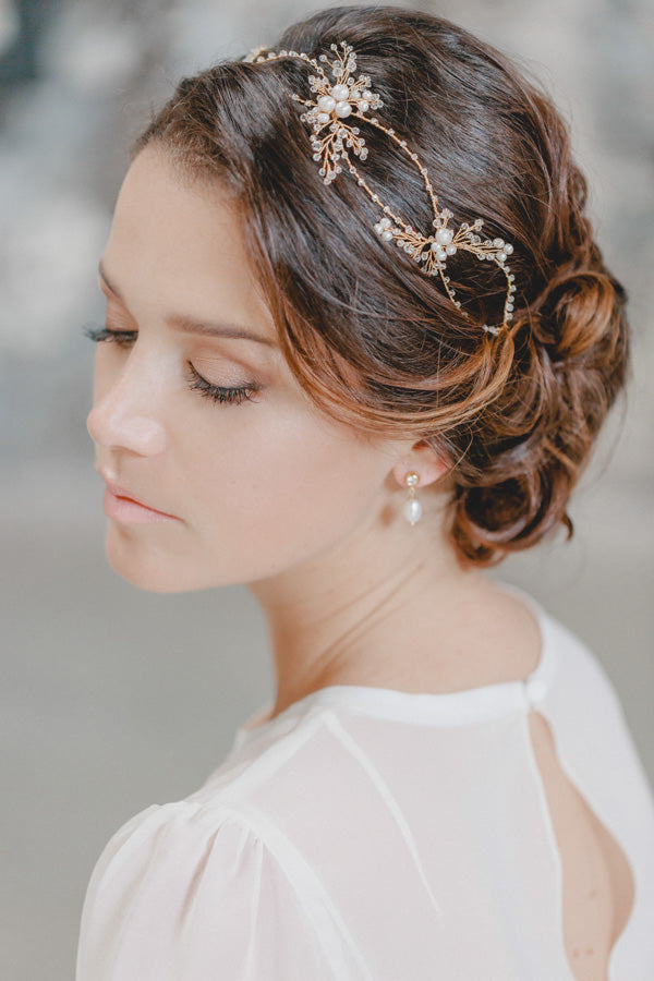 Juvelan My One and Only Haarschmuck Gold Perlen