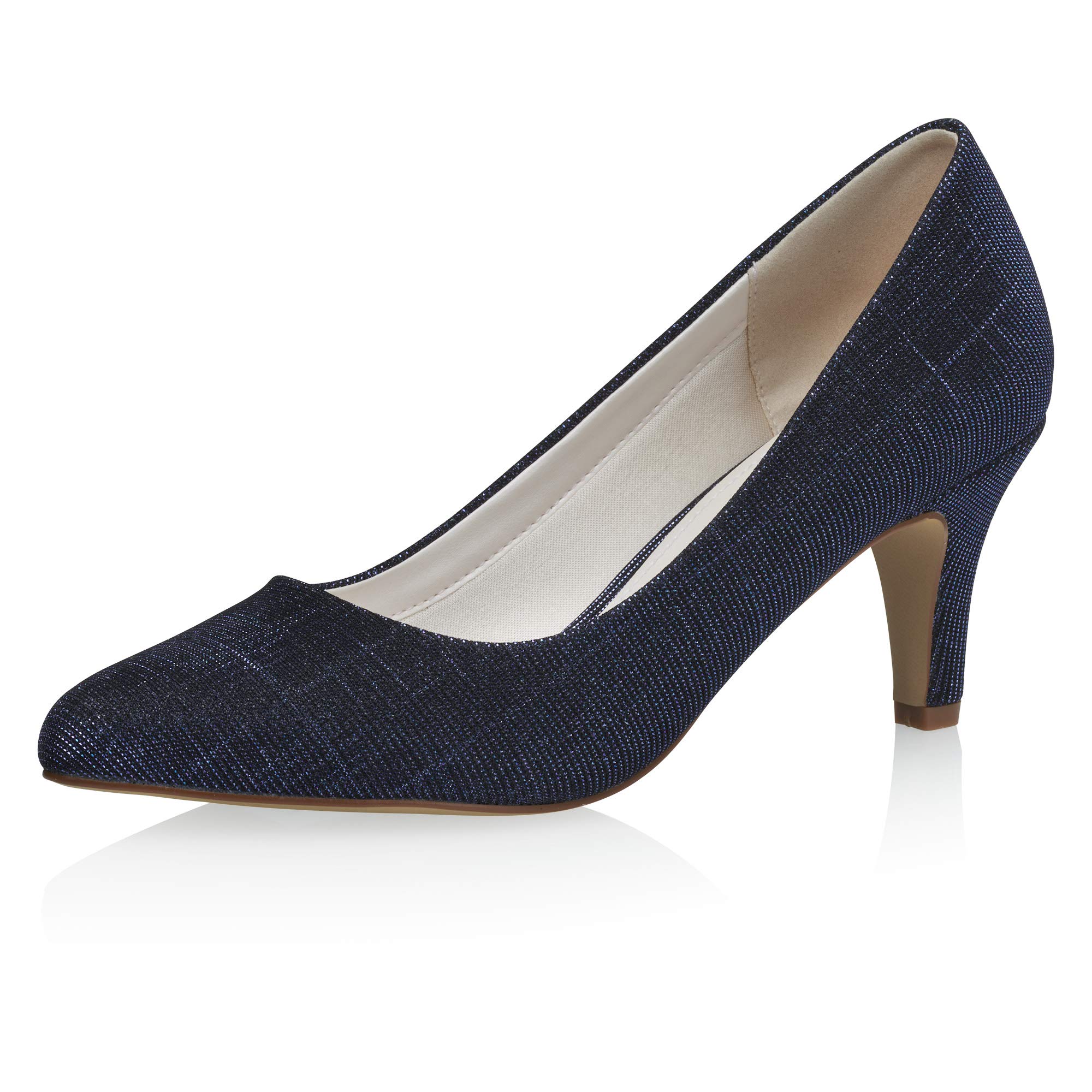 Rainbow Club Luxe Collection Brooke Pumps Navy Metallic 6,5 cm
