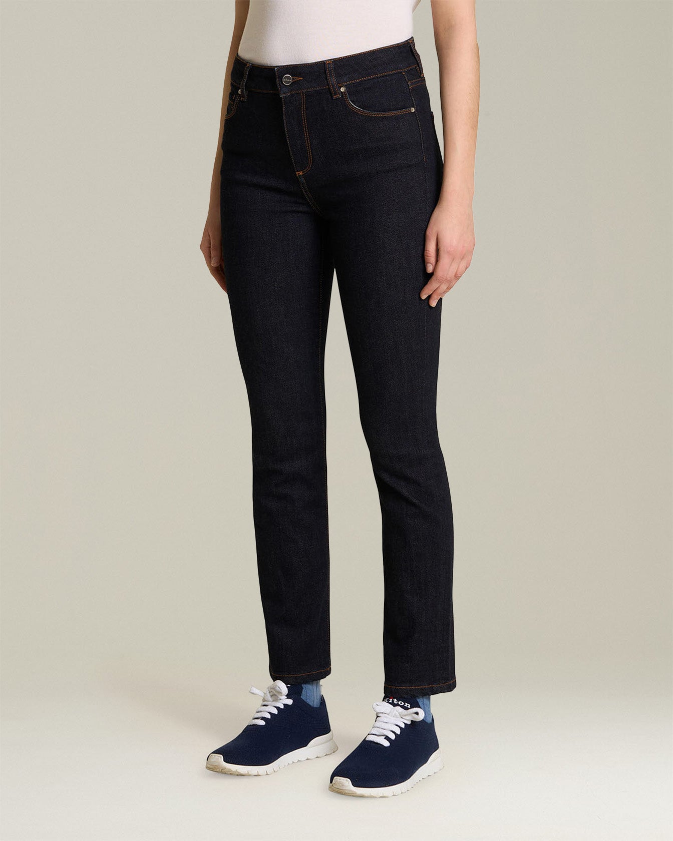 Kiton Sartorial Denim Jeans mit Elasthan