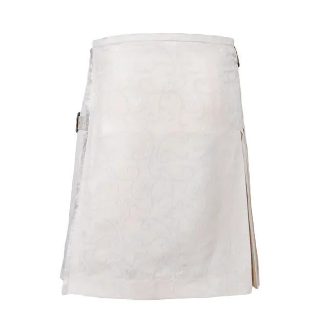 Rettl Rankenseide Creme Kilt Herren Standardgröße