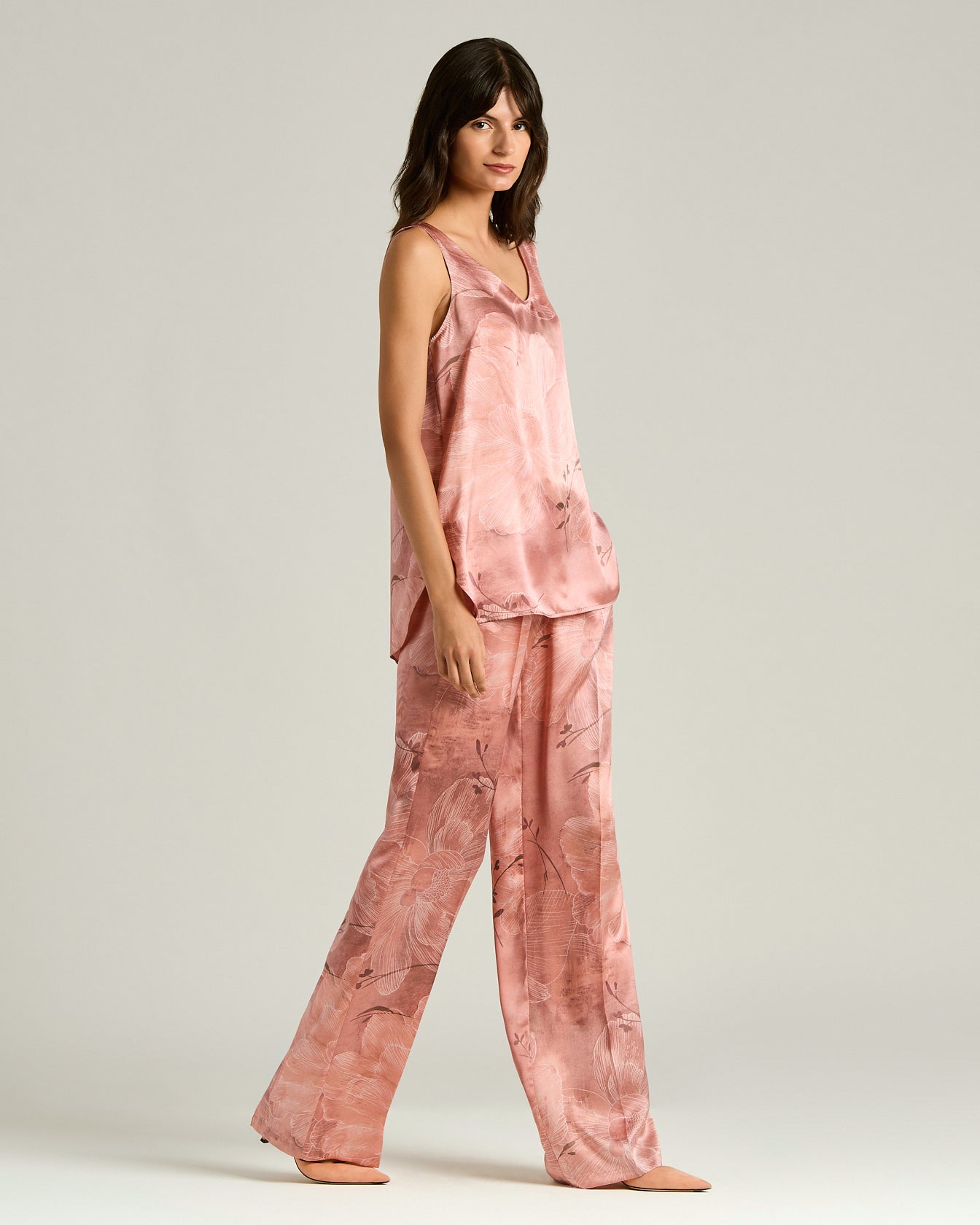 Kiton Pumps Wildleder Apricot Pink Absatz