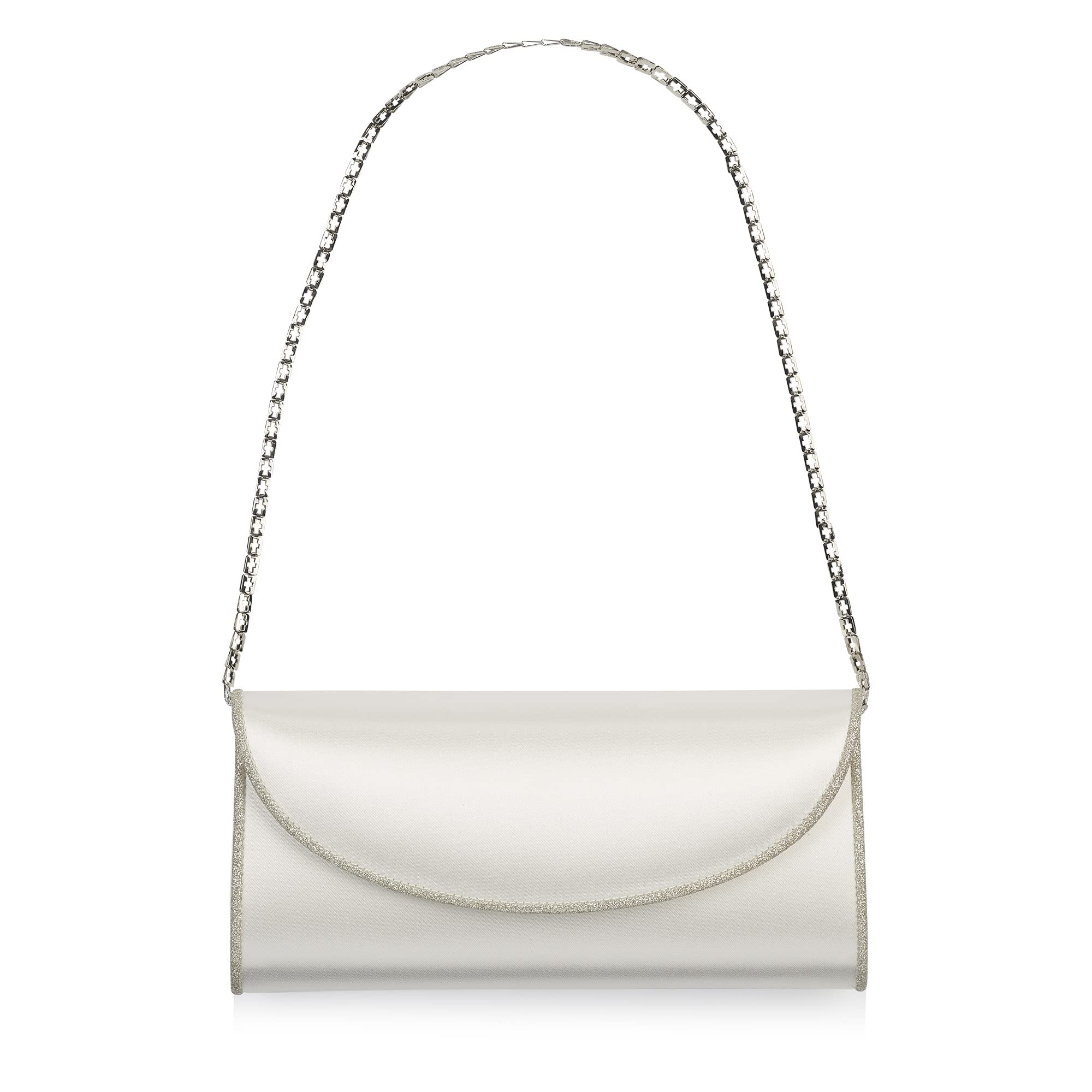 Rainbow Club Handbags Valetta Brauttasche Ivory Glitter