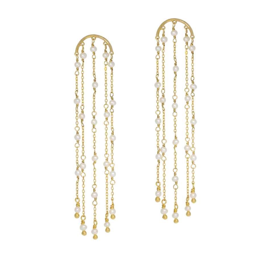 Juvelan Amelie Perlen Ohrringe 8 cm Brautschmuck