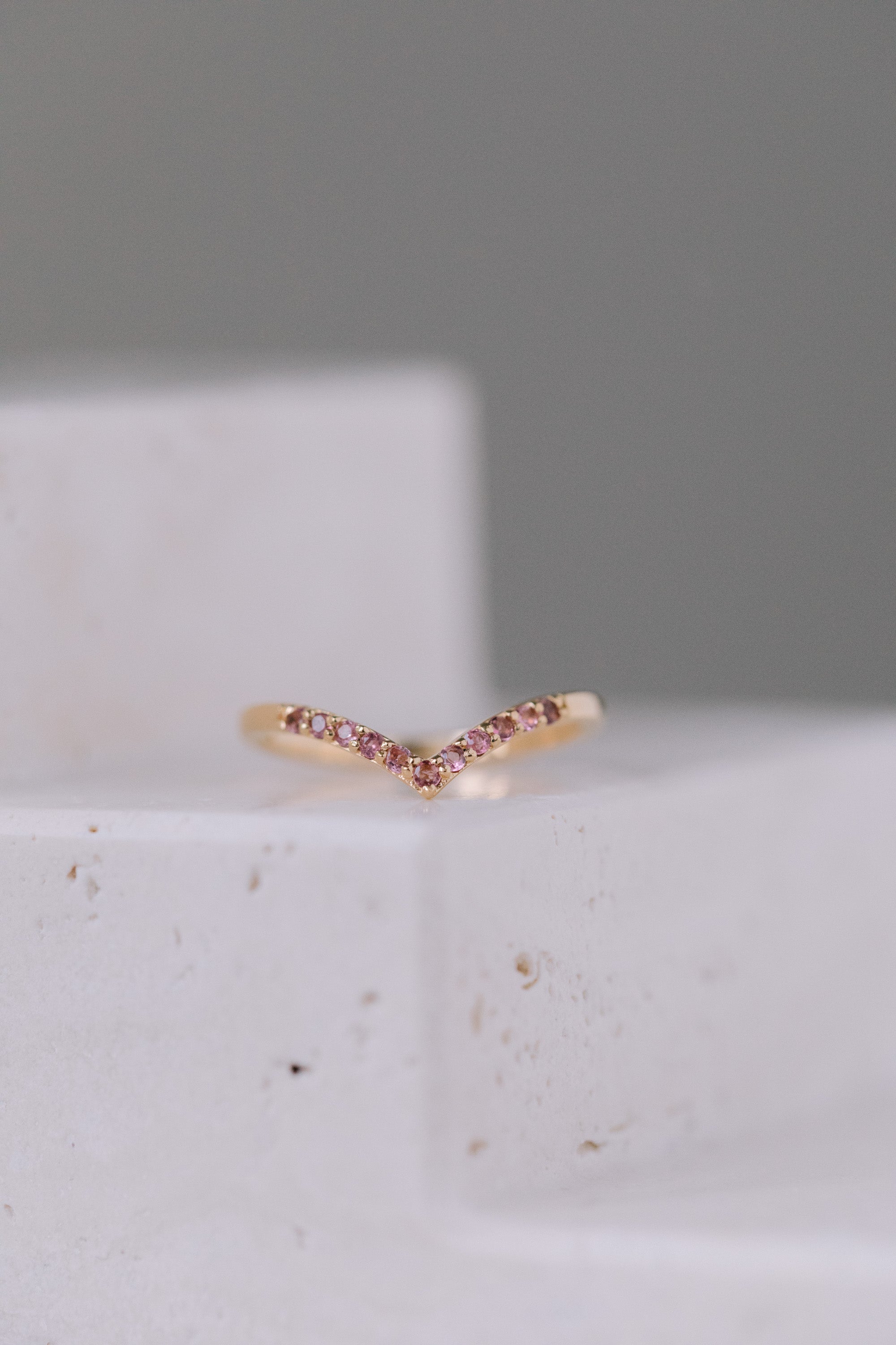 Juvelan Venice Stackingring Pinker Turmalin Silber Gr. 52