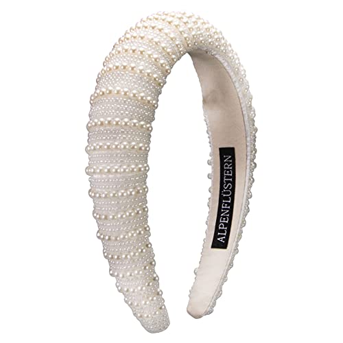 Alpenflüstern Perlen ADV137 Haar-Reif creme-weiß 4 cm