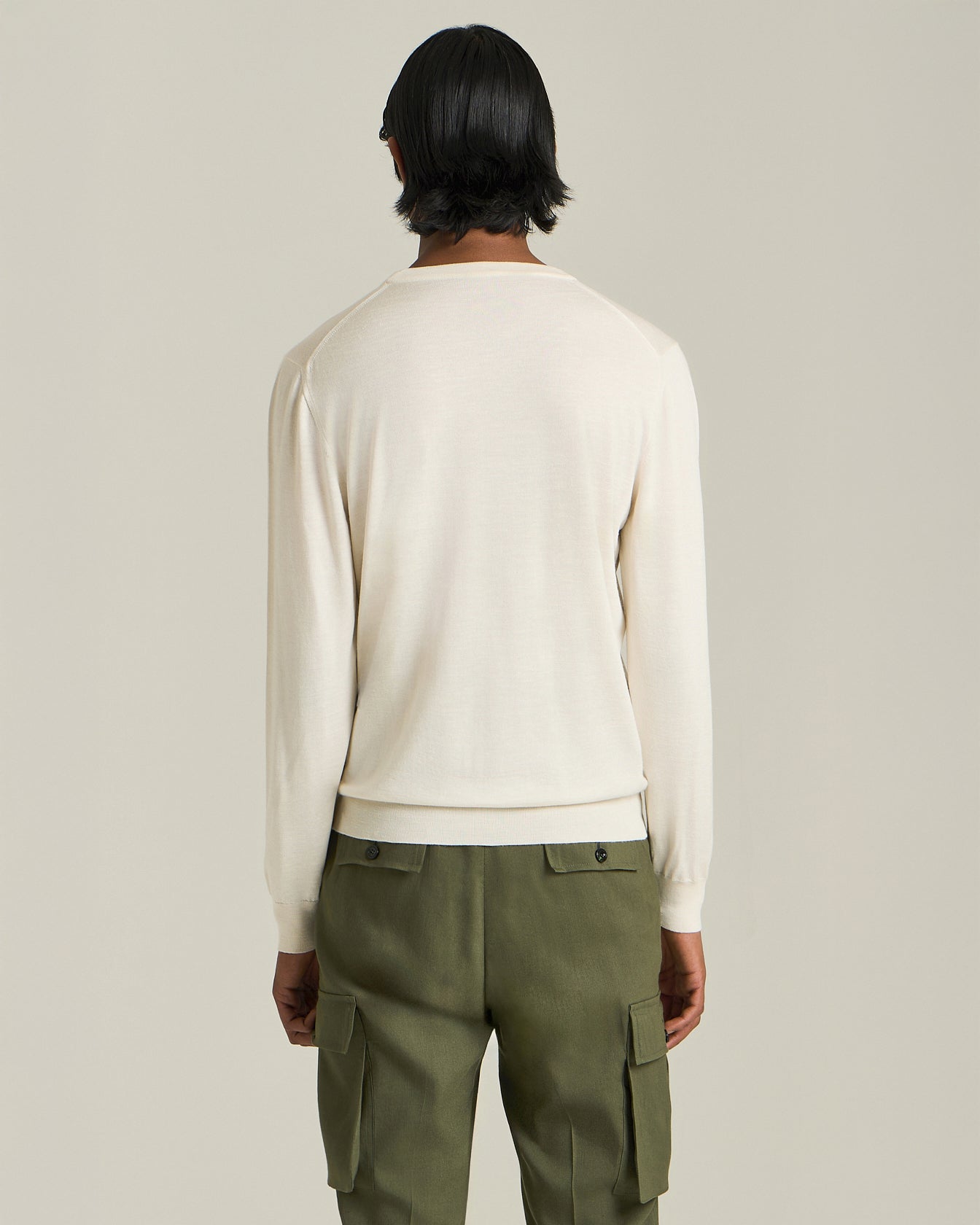 Kiton Knitwear Pullover Seide Kaschmir Leinen