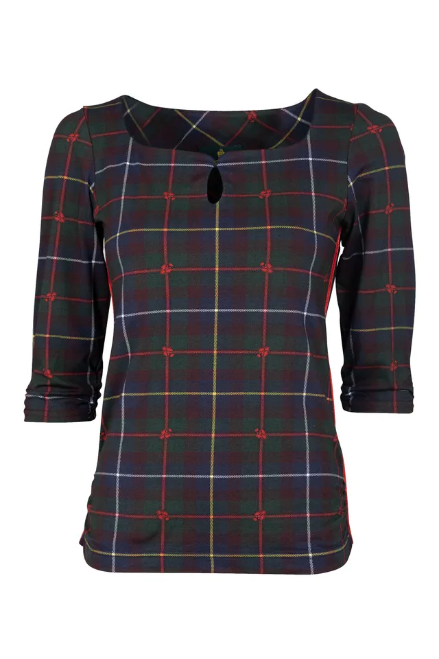 Rettl Lisa Dirndlbluse Bluse Weiß tailliert