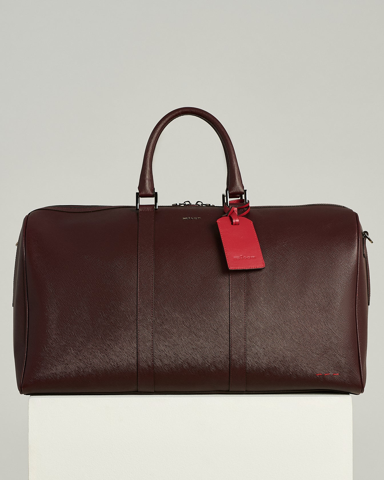 Kiton Bags Wallets Wine Red Reisetasche TU Kalbsleder