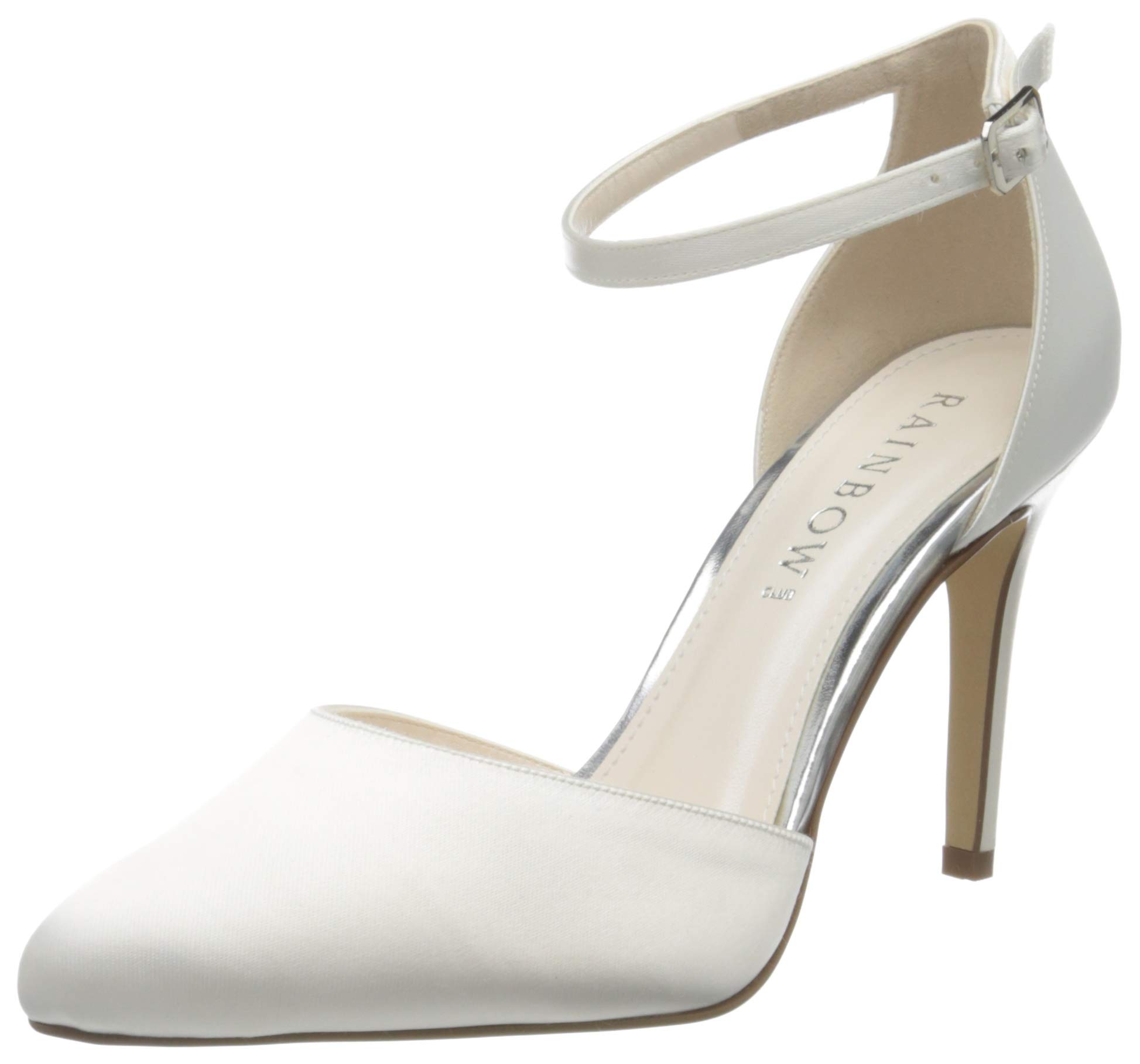 Rainbow Club Essentials Carly Pumps Satin Ivory Knöchelriemen