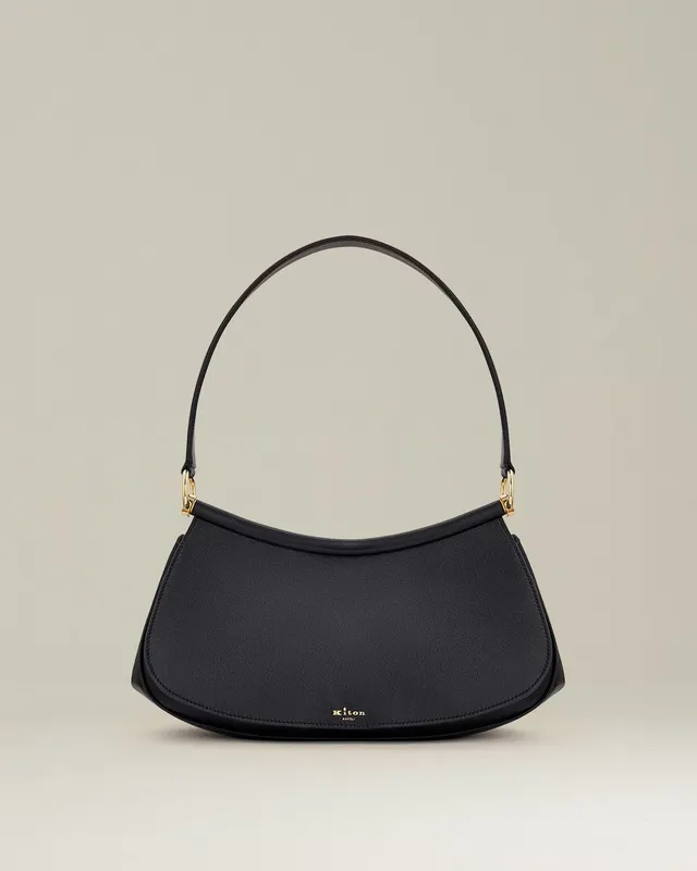 Kiton Bags Aria Bag Handtasche Leder Schwarz TU