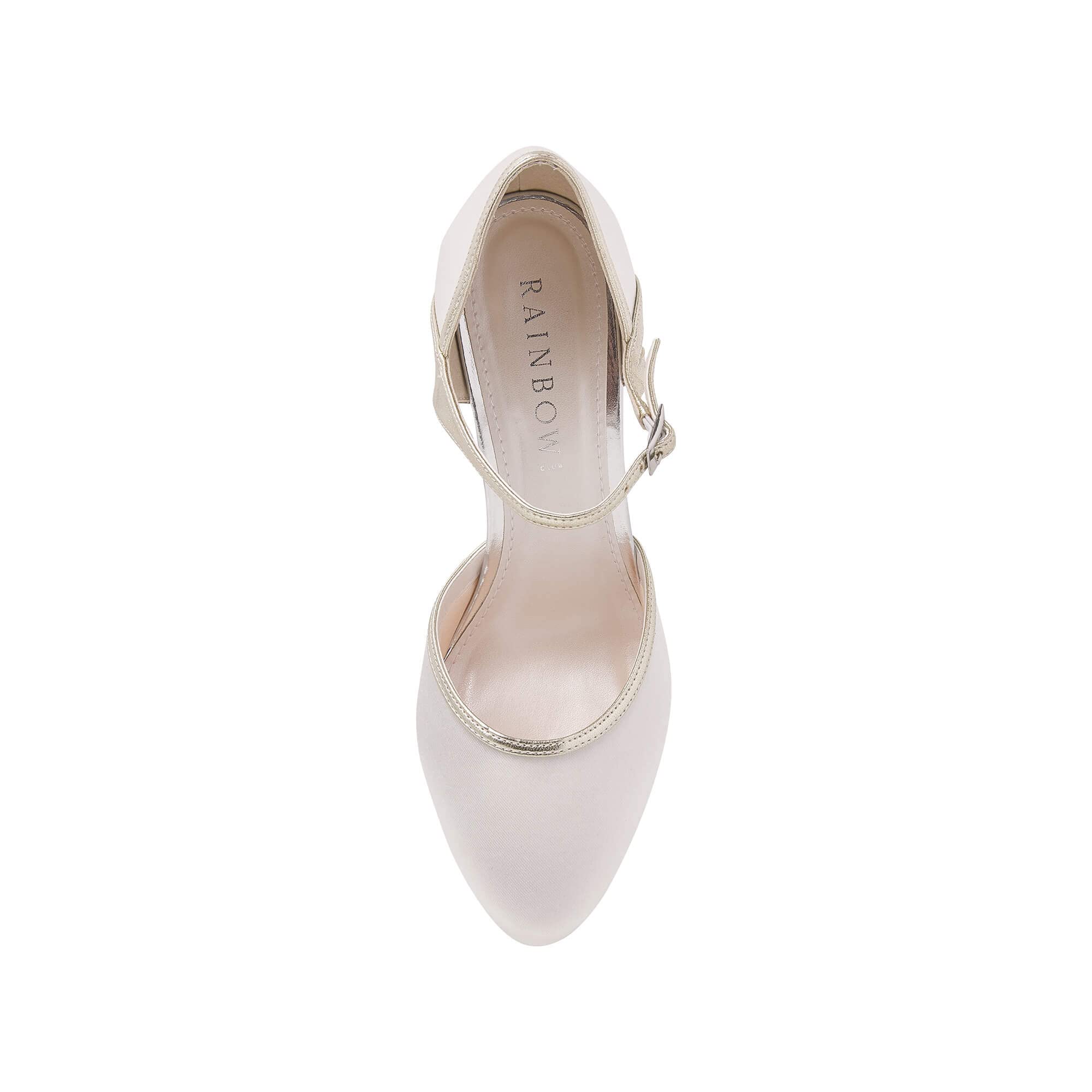 Rainbow Club Essentials Range Marlyn Pumpe Ivory Gold 7,5 cm