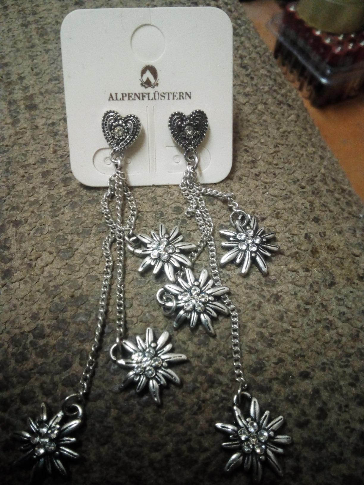 Alpenflüstern DAHEIM API082 Ansteck-Pins Wappen 2er-Set antik-silber