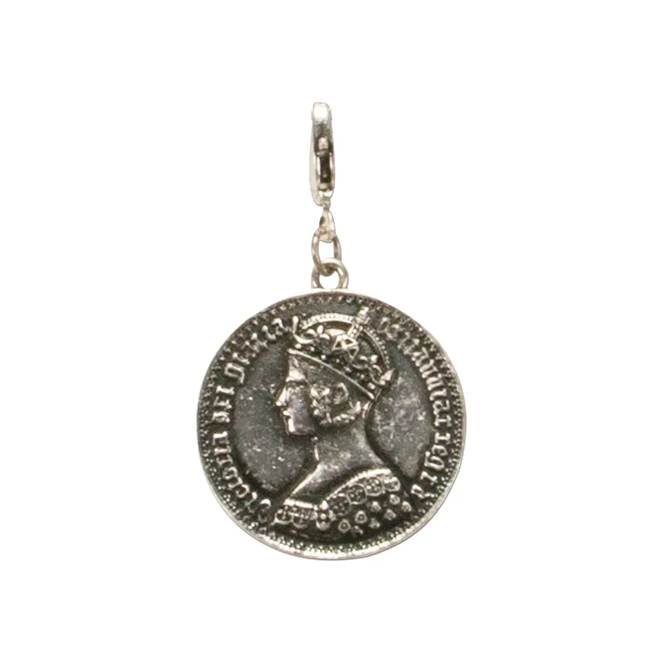 Alpenflüstern DAHEIM AAH102 Münze Anhänger medium altsilber