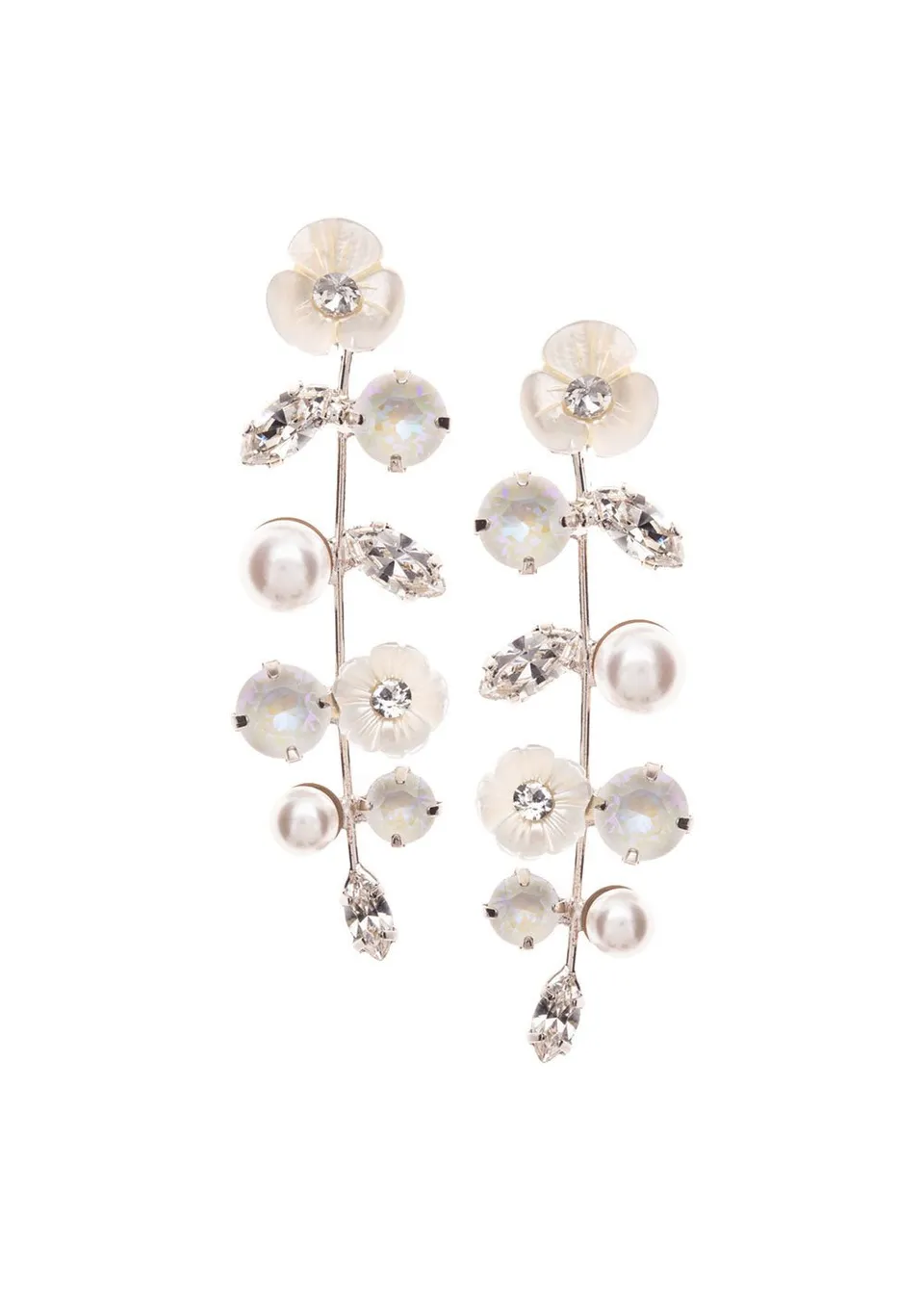 Elizabeth Bower Trillium Pearllum Ohrringe Gold Perlen