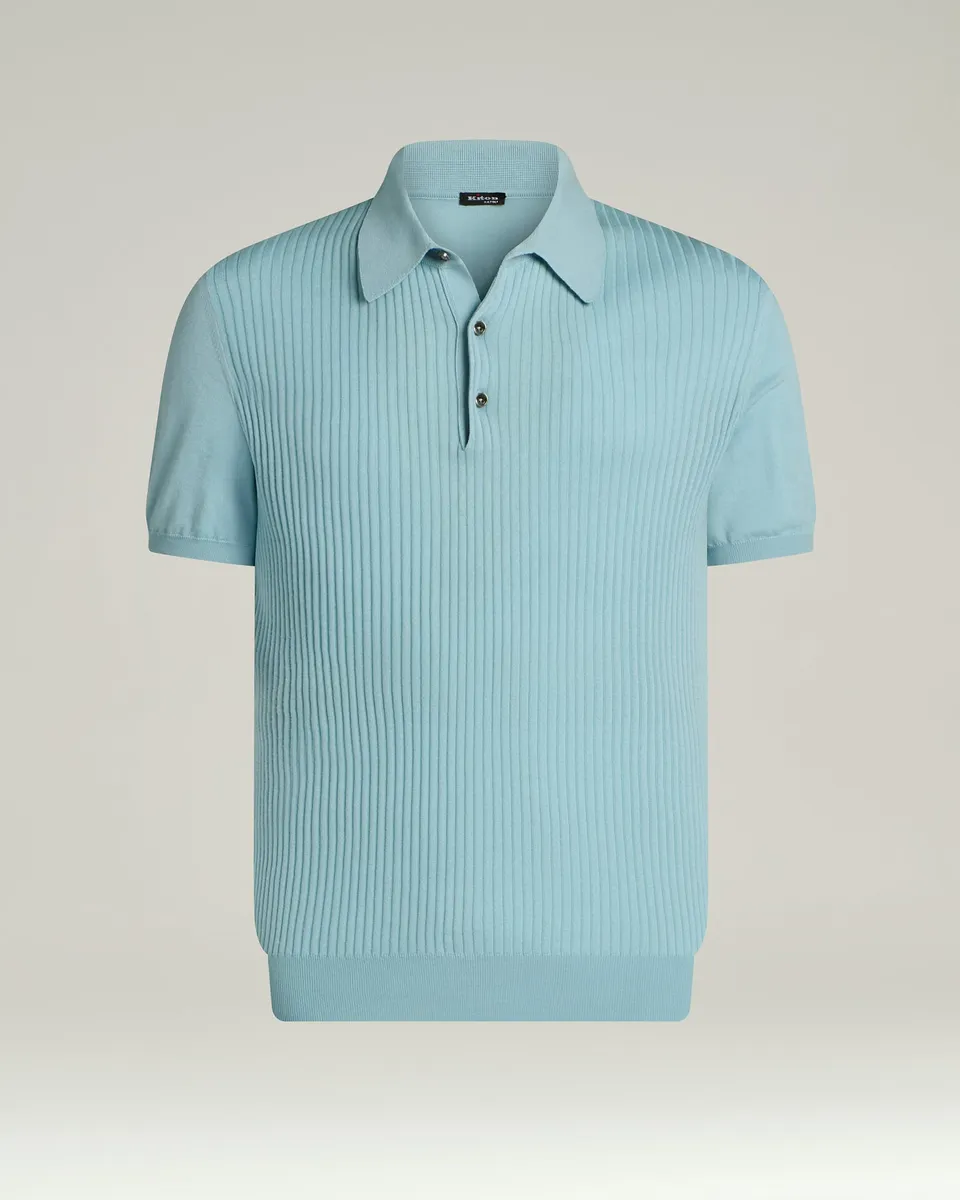 Kiton Polo Shirt Cotton Herren Kurzarm Baumwolle