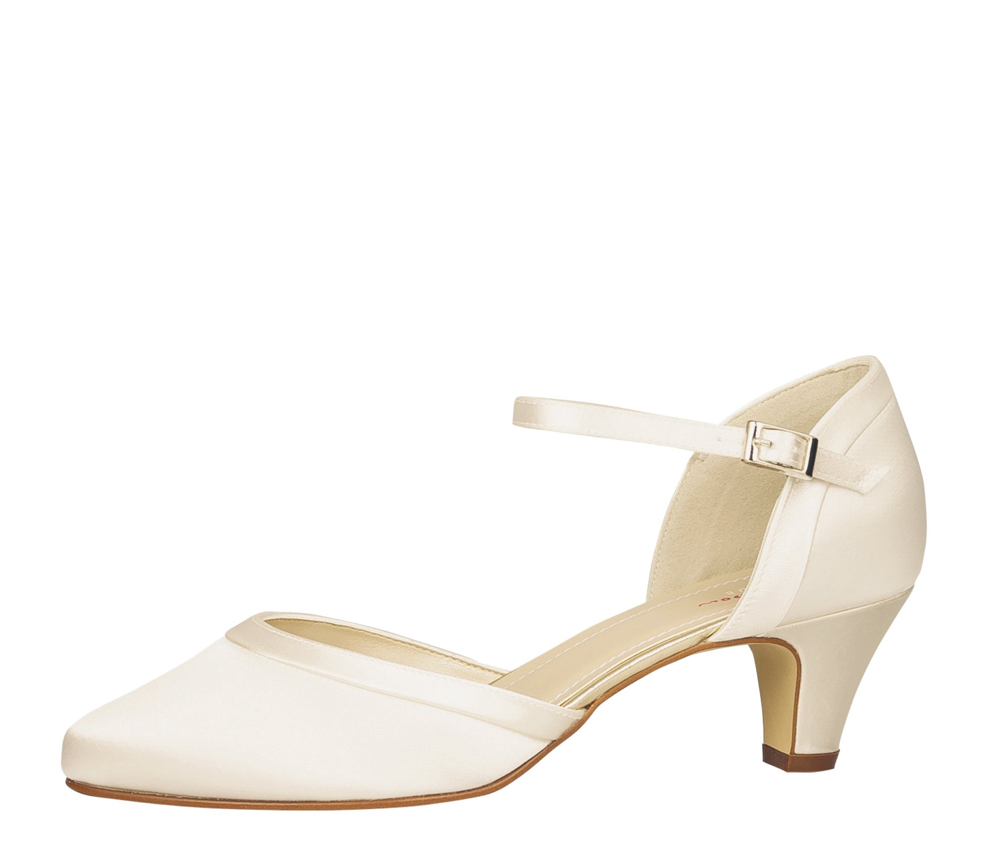 Rainbow Club Letty Brautschuhe Ivory Satin Gr. 41,5 5 cm