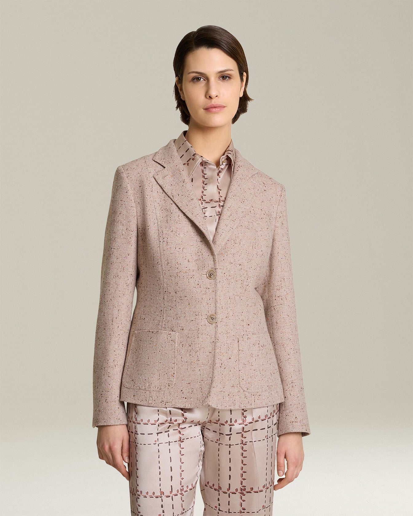 Kiton Jackets DONEGAL CASHMERE Blazer Kaschmir Donegal-Effekt