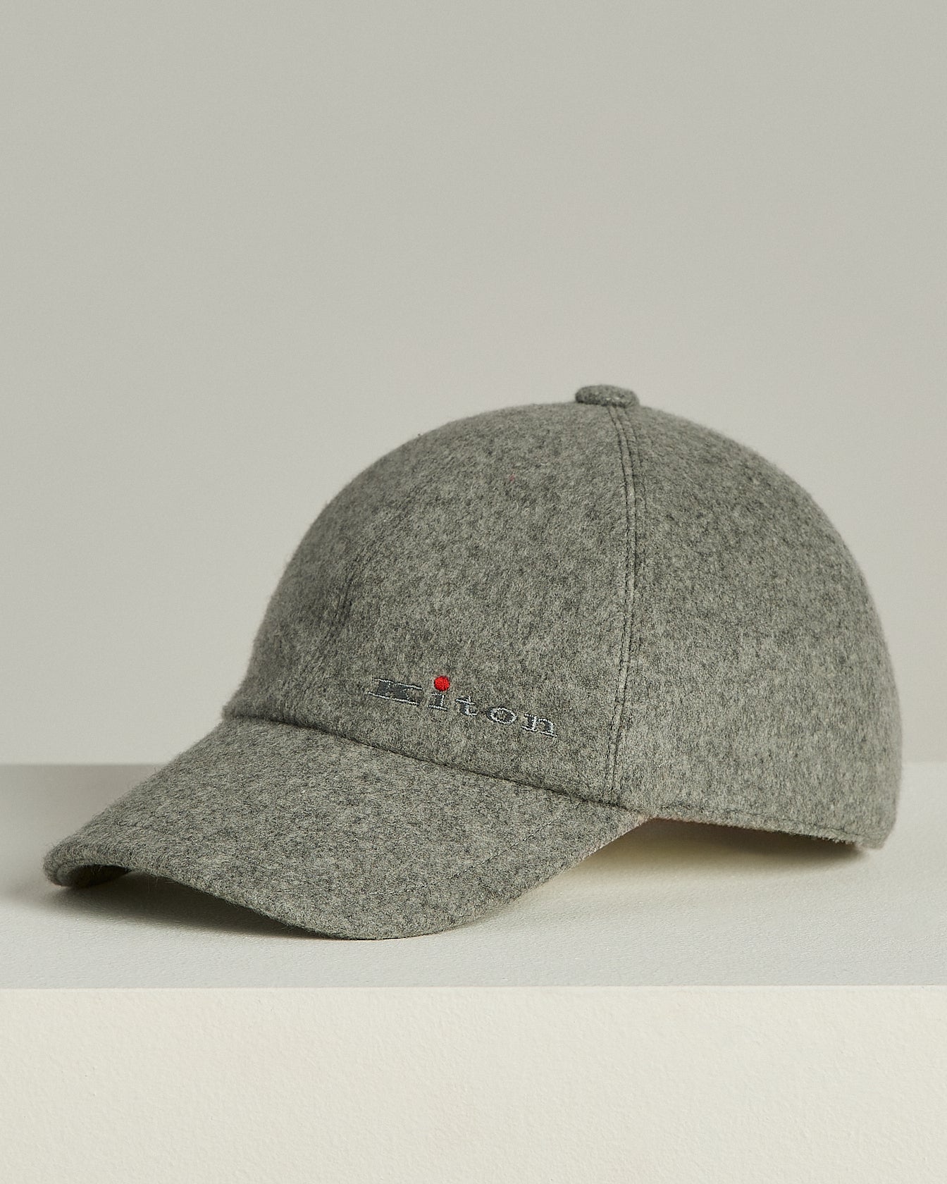 Kiton Baseball Cap Kaschmir Grau 58 Mütze