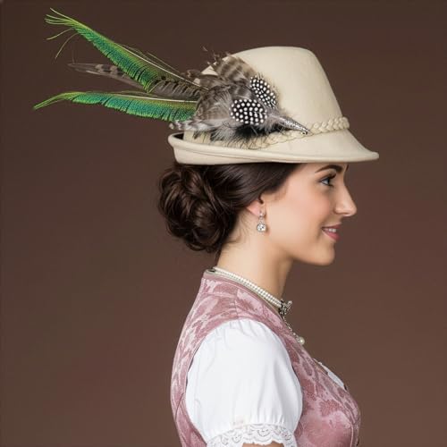 Alpenflüstern DAHEIM Marianne ADV116 Filzhut creme Wolle 56/57