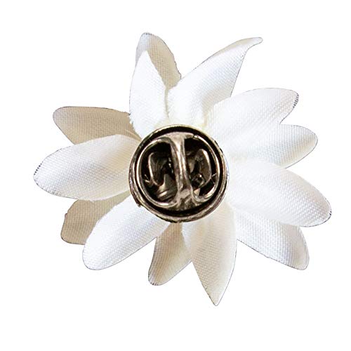 Alpenflüstern DAHEIM API117 Pin Edelweiss-Stoffblüte creme-weiß