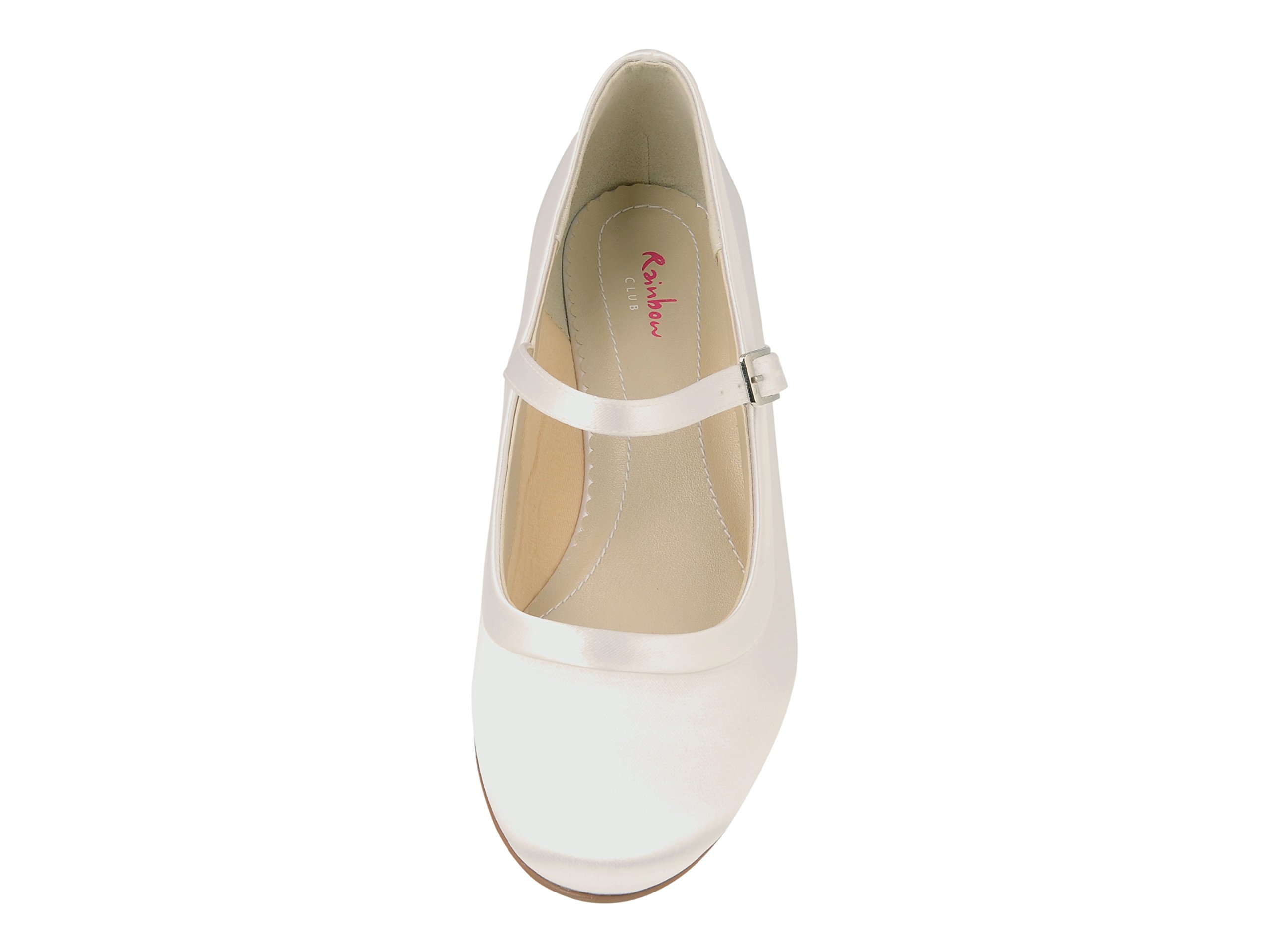 Rainbow Club Timeless Larissa Pumps Satin weiß Blockabsatz