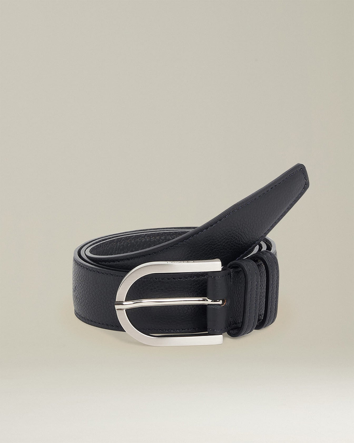 Kiton Belts Cintura Pelle Di Vitello Gürtel Kalbsleder schwarz
