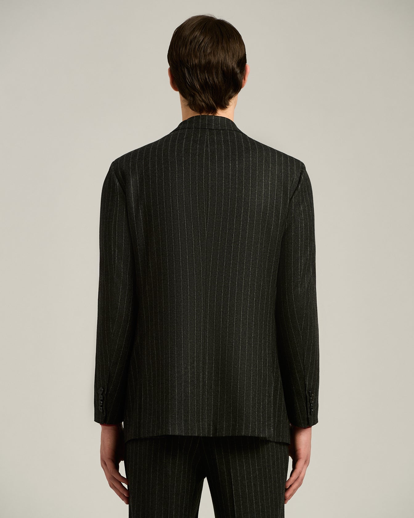 Kiton Zweireiher Anzug Nadelstreifen grau Gr.50