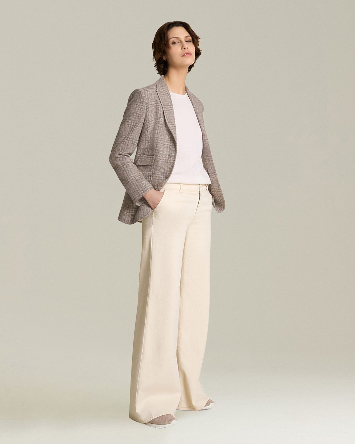 Kiton Jackets Principe di Galles Blazer Wolle Damen