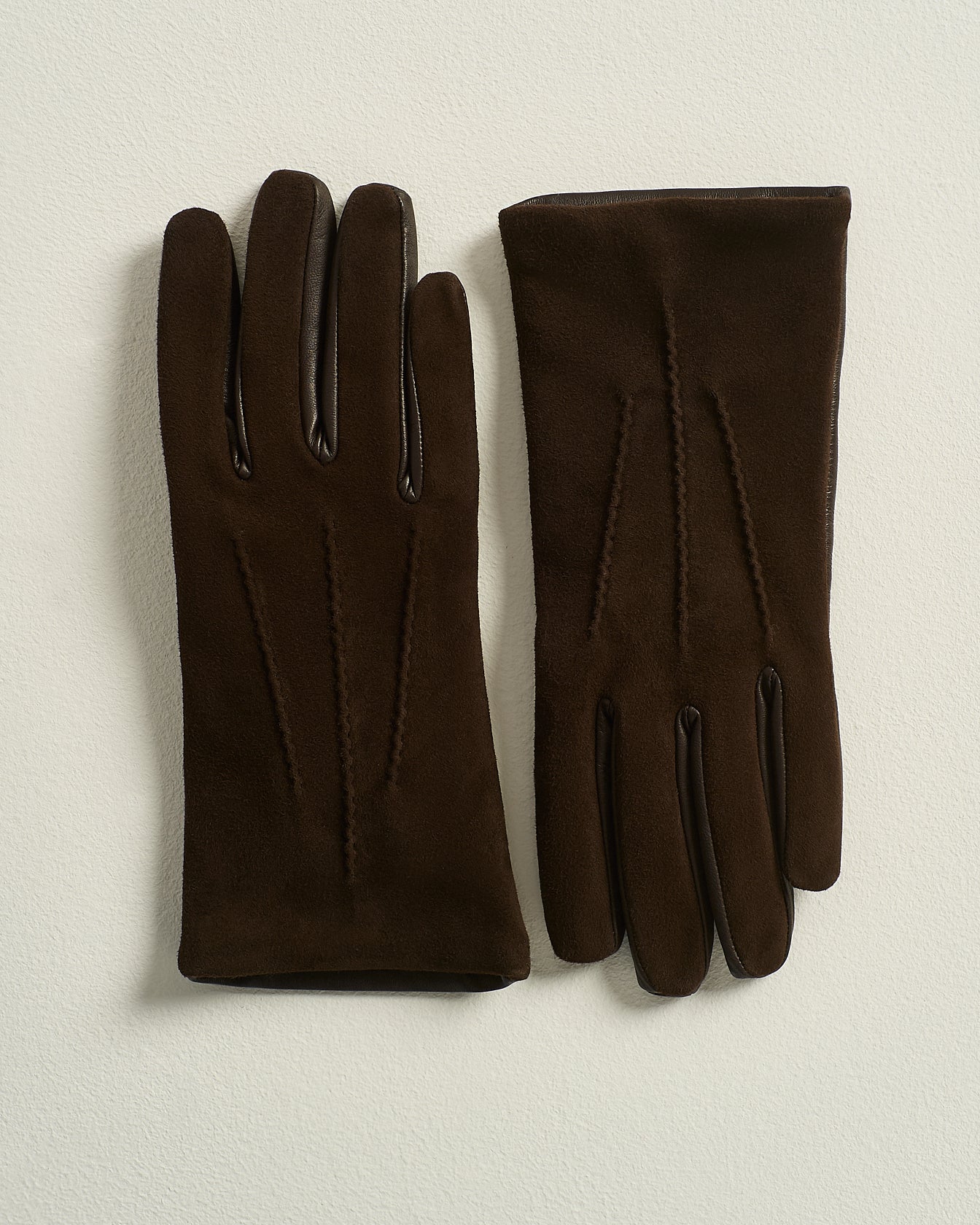 Kiton Lederhandschuhe Braun Lamm Gr. 8,5
