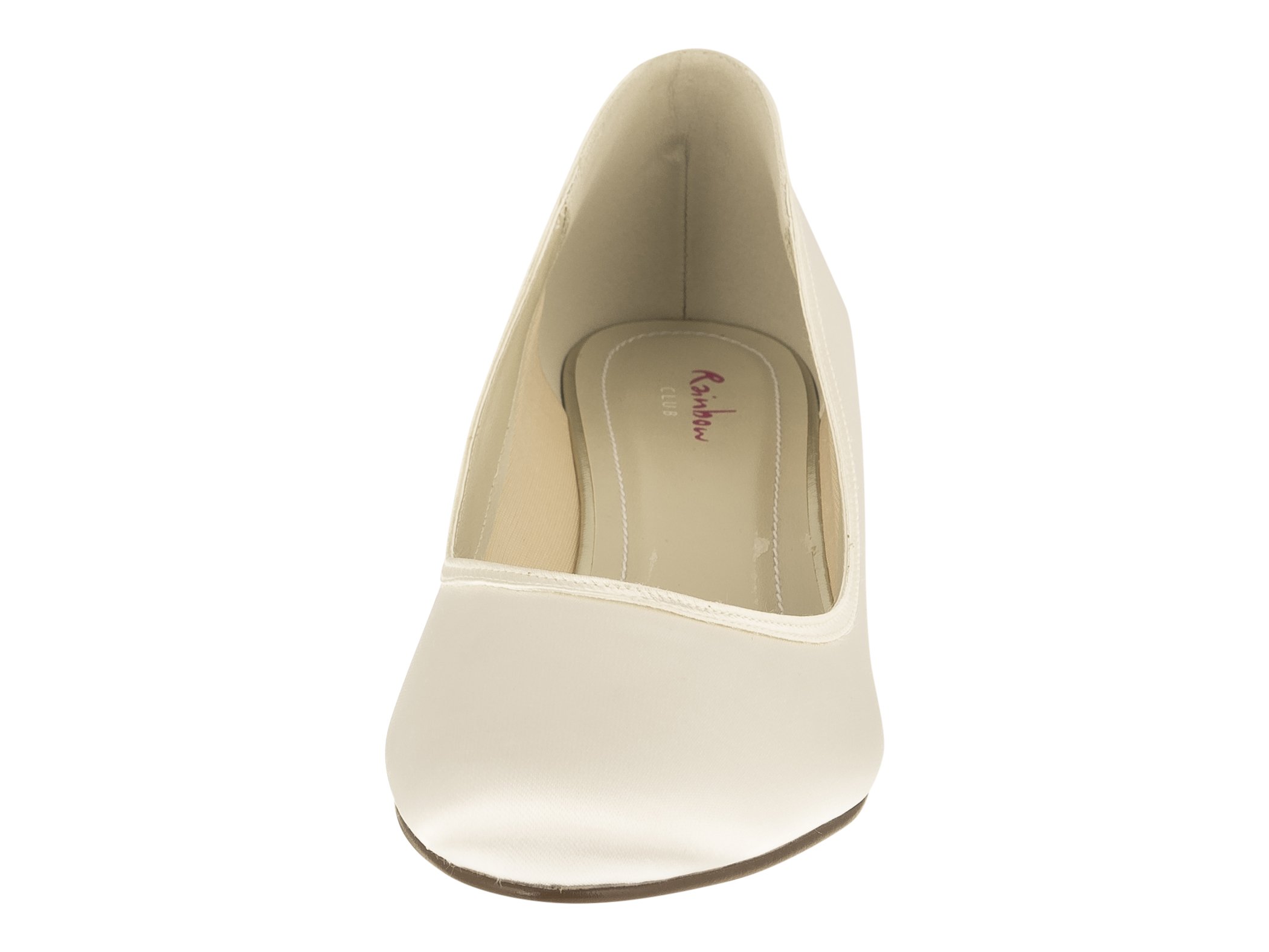 Rainbow Club Timeless Paula Braut-Pumps Ivory-Satin 3,5 cm