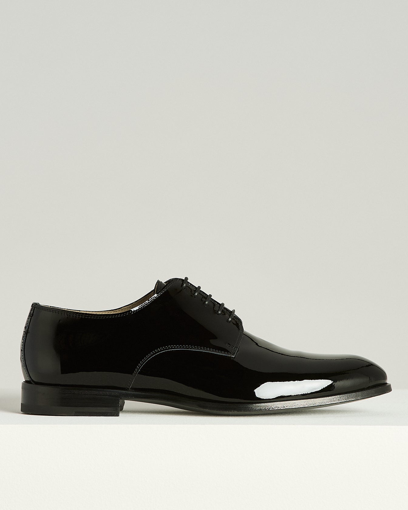 Kiton Oxford Schuhe Lackleder schwarz Abendschuhe