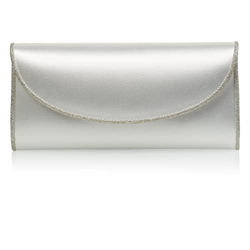 Rainbow Club Handbags Valetta Brauttasche Ivory Glitter