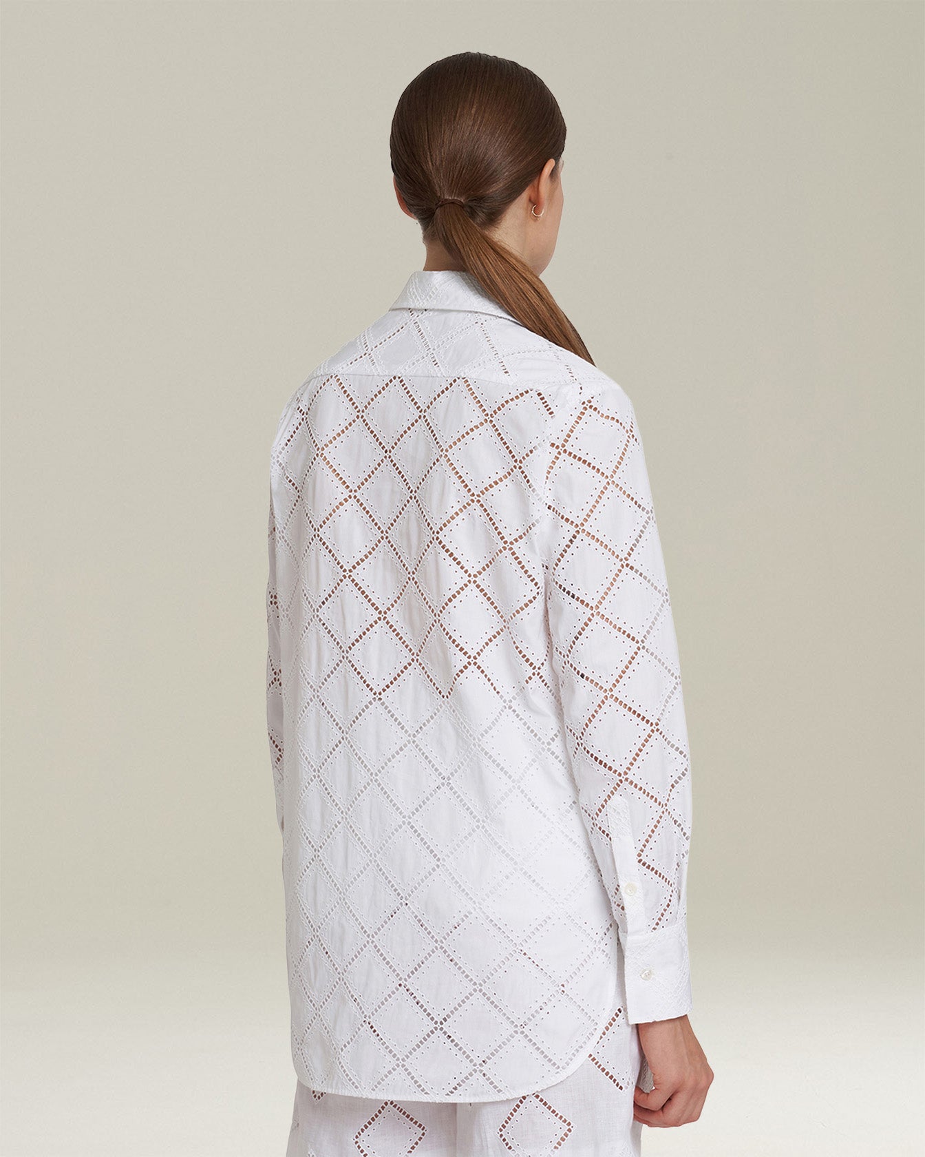 Kiton Shirts Bluse Baumwolle weiß Sangallo Damen