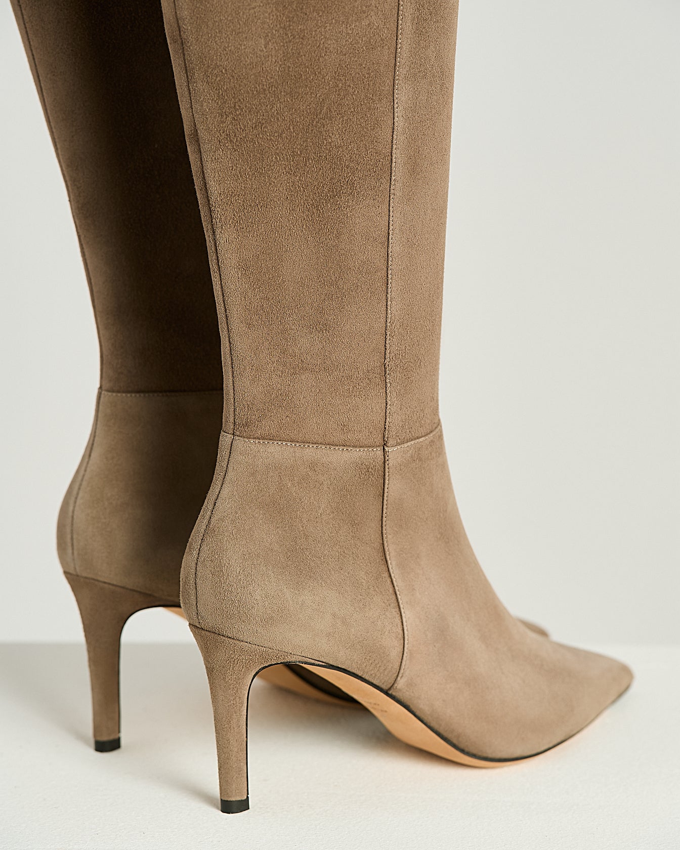 Kiton Stiefelette Damen Stiefel Beige Ziegen-Wildleder