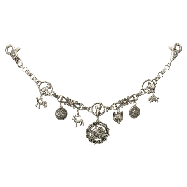 Alpenflüstern DAHEIM Charivari Anton HCH016 Kette antik-silber 36cm